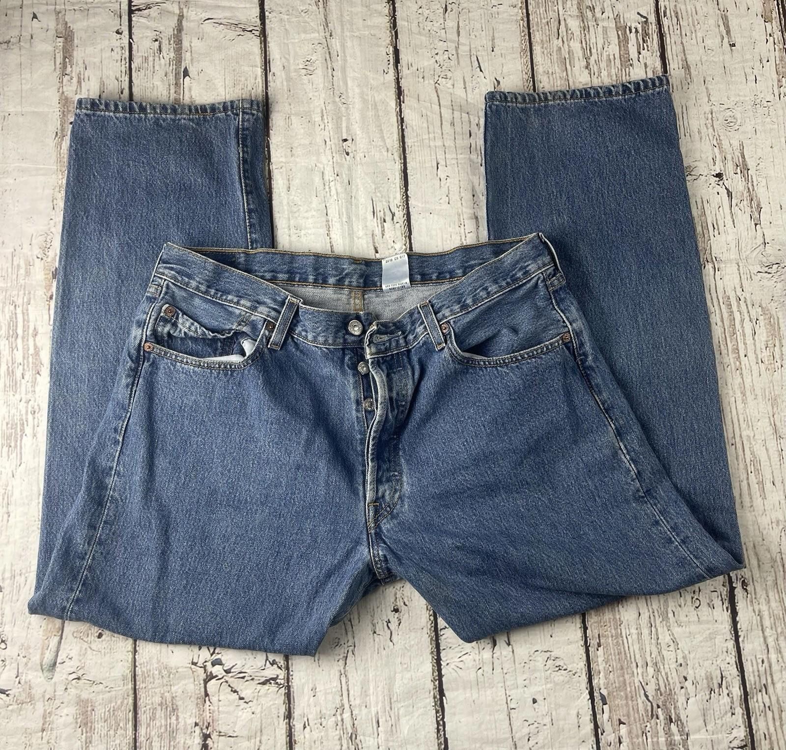 Levi's Vintage Levi’s 501 Button Fly Jeans Mens 36x30 Straight Leg Size US 36 / EU 52 - 1 Thumbnail