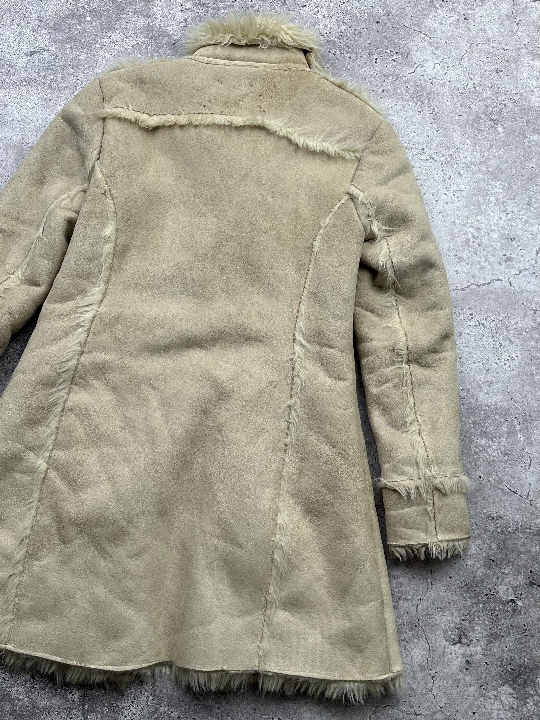 Japanese Brand Vintage Faux Fur/Faux Sheepskin Coat C23(V96) Size M / US 6-8 / IT 42-44 - 9 Thumbnail