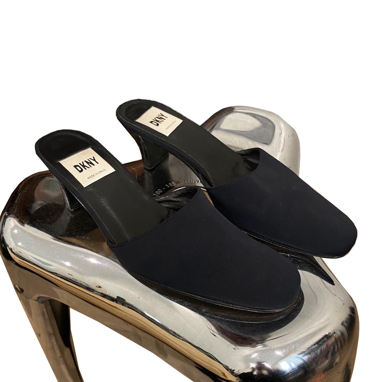 DKNY DKNY Black Mules Size US 7 / IT 37 - 1 Thumbnail