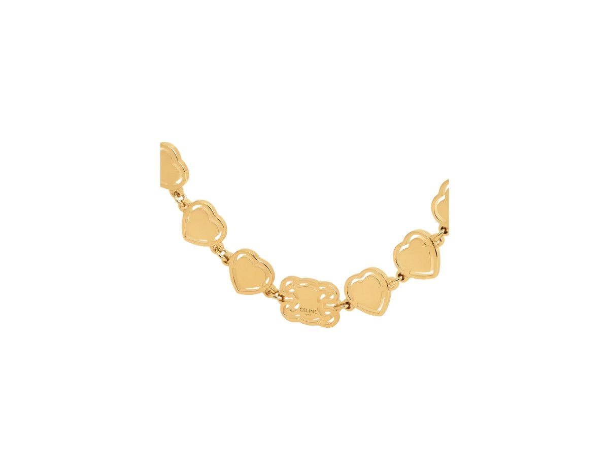 Celine o1loc1c0226 Size :OS/Ceur Celine Necklace in Golden Size ONE SIZE - 2 Thumbnail