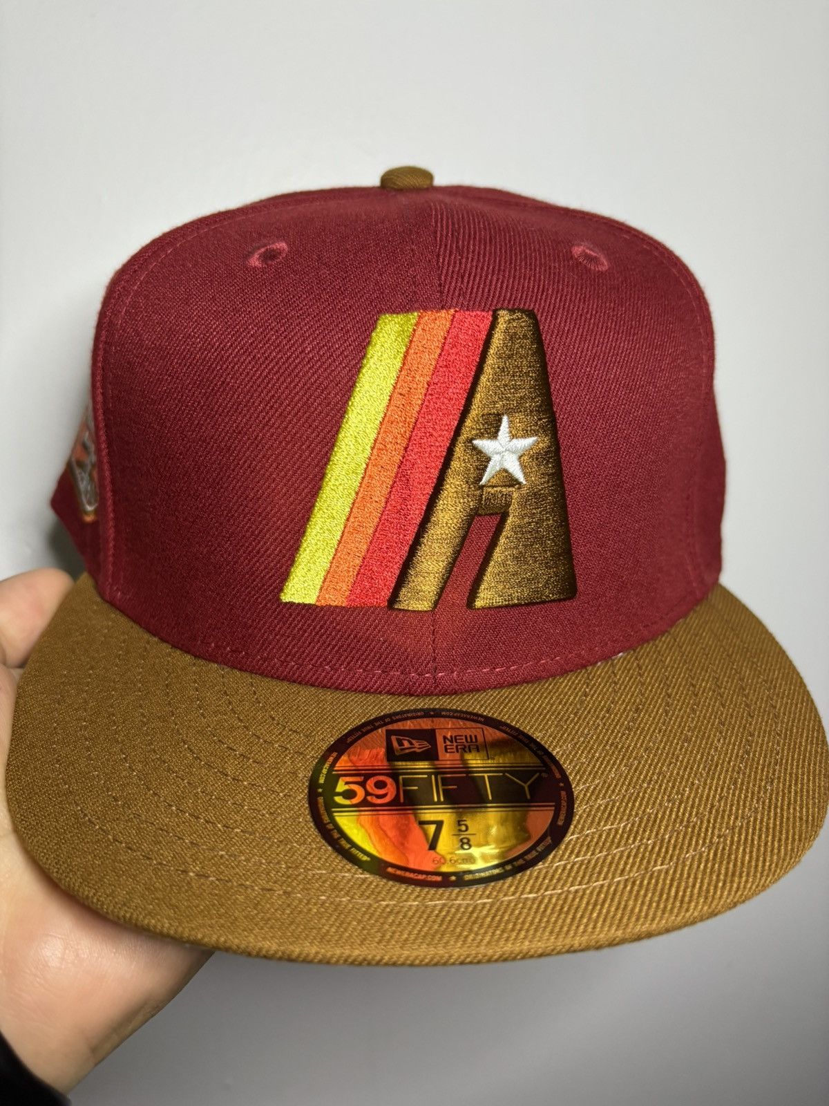 New Era Sz. 7 5/8 MLB Houston Astros Fitted Topperz 20th Anniversary Size ONE SIZE - 3 Thumbnail