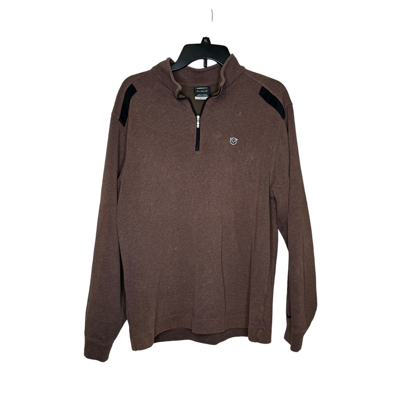 Nike Nike Golf Men Sweater Shirt Logo 1/4 Zip Pullover Sz. Medium Size US M / EU 48-50 / 2 - 1 Thumbnail