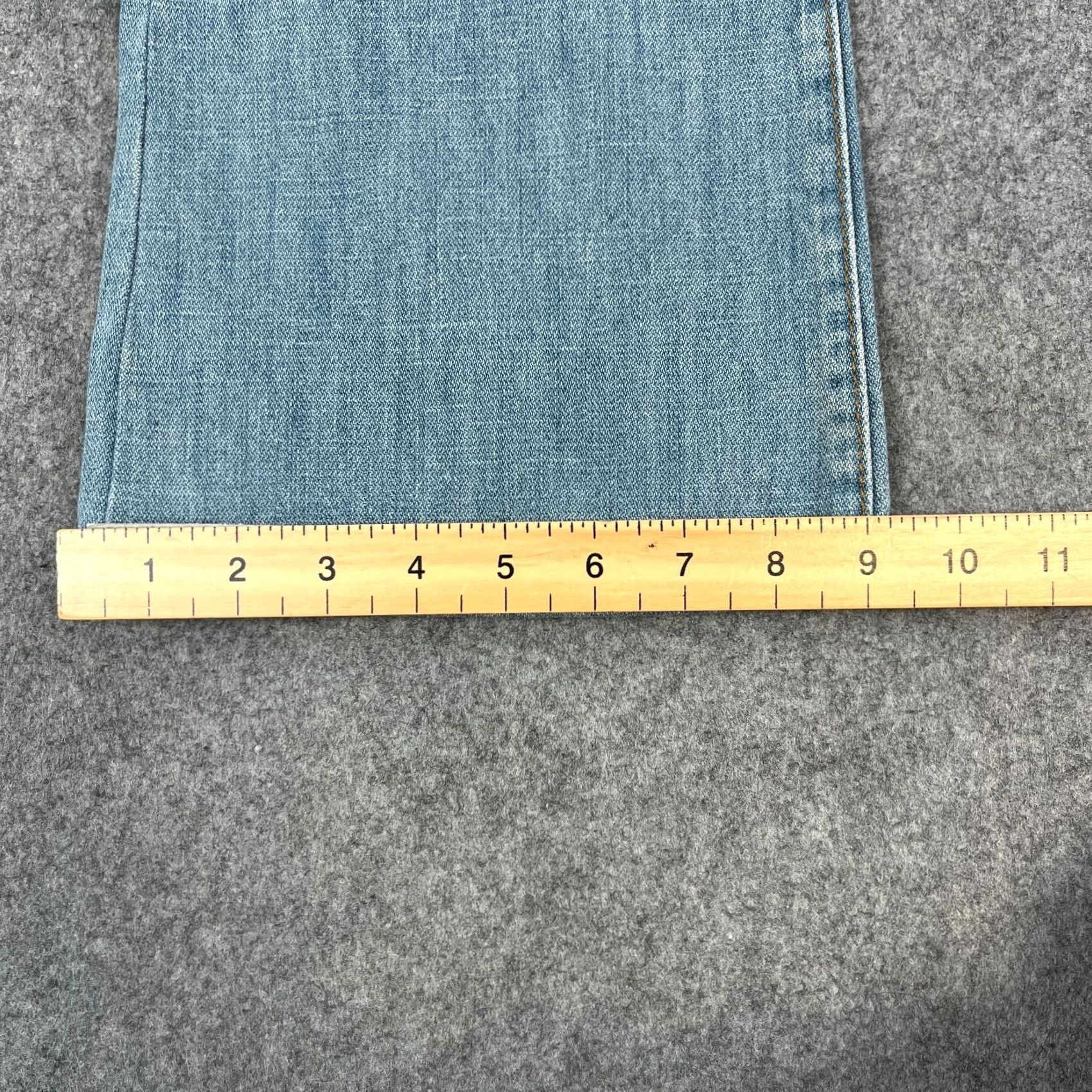 Versace Versace Womens Jeans Baggy Flare 32 28 UK 12 Low Rise Versace Spellout Sequins Jeans Size 34" / US 12 / IT 48 - 4 Thumbnail