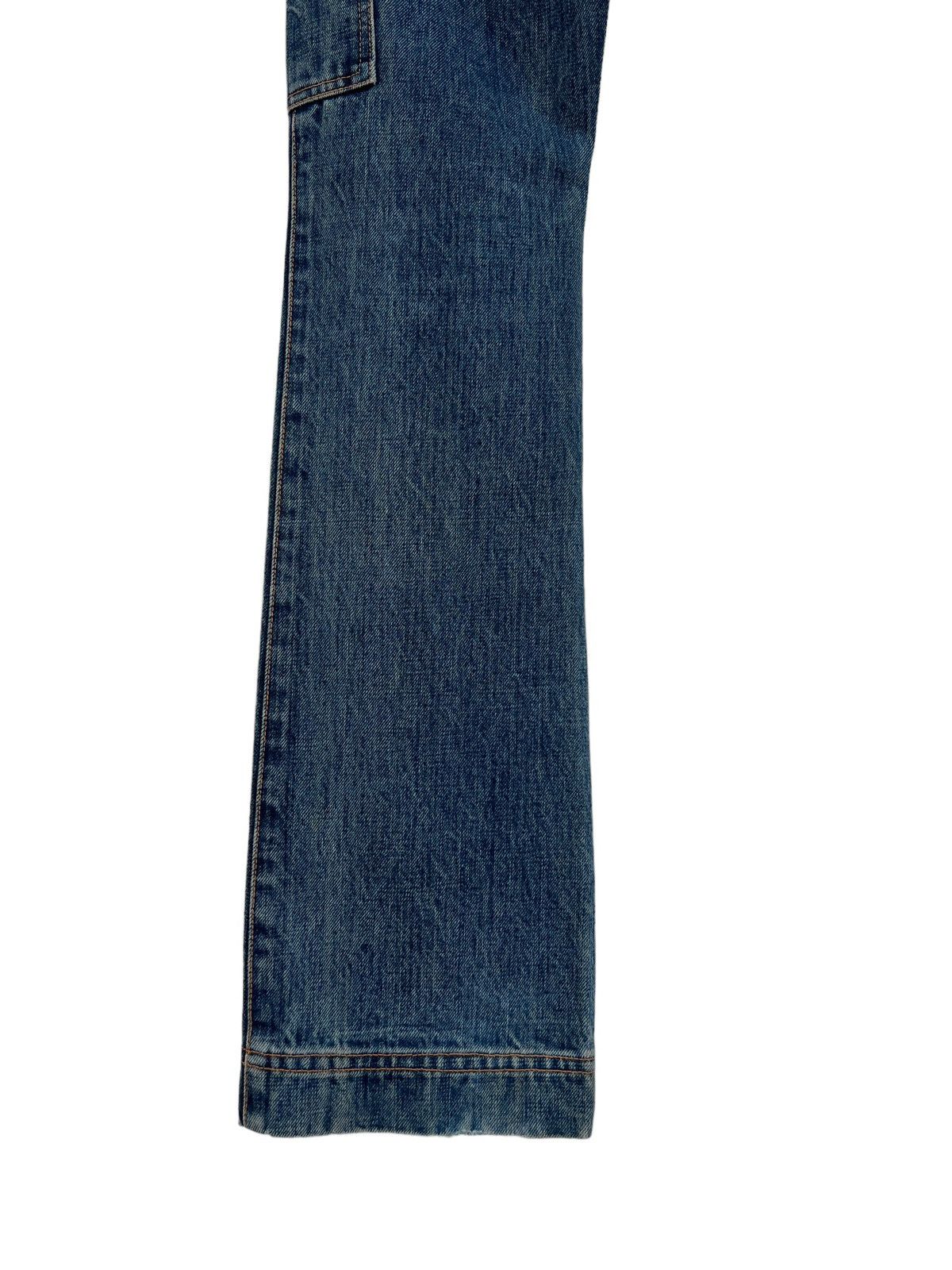 Vintage EDGE ON ALL Japan 6 Zipper Pockets Denim Slim Flare Jeans Size US 29 - 16 Thumbnail