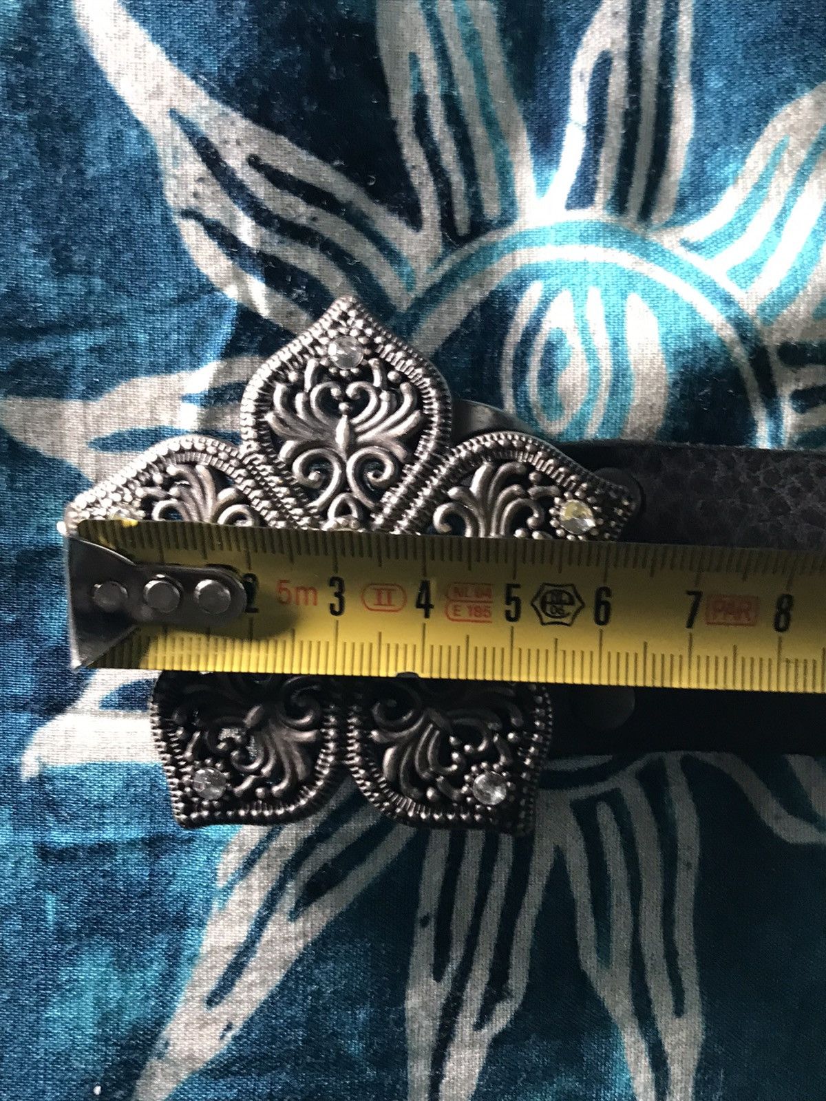 Other Y2K Avant Garde Flowers Leather Belt Oasis Size 26 - 7 Thumbnail
