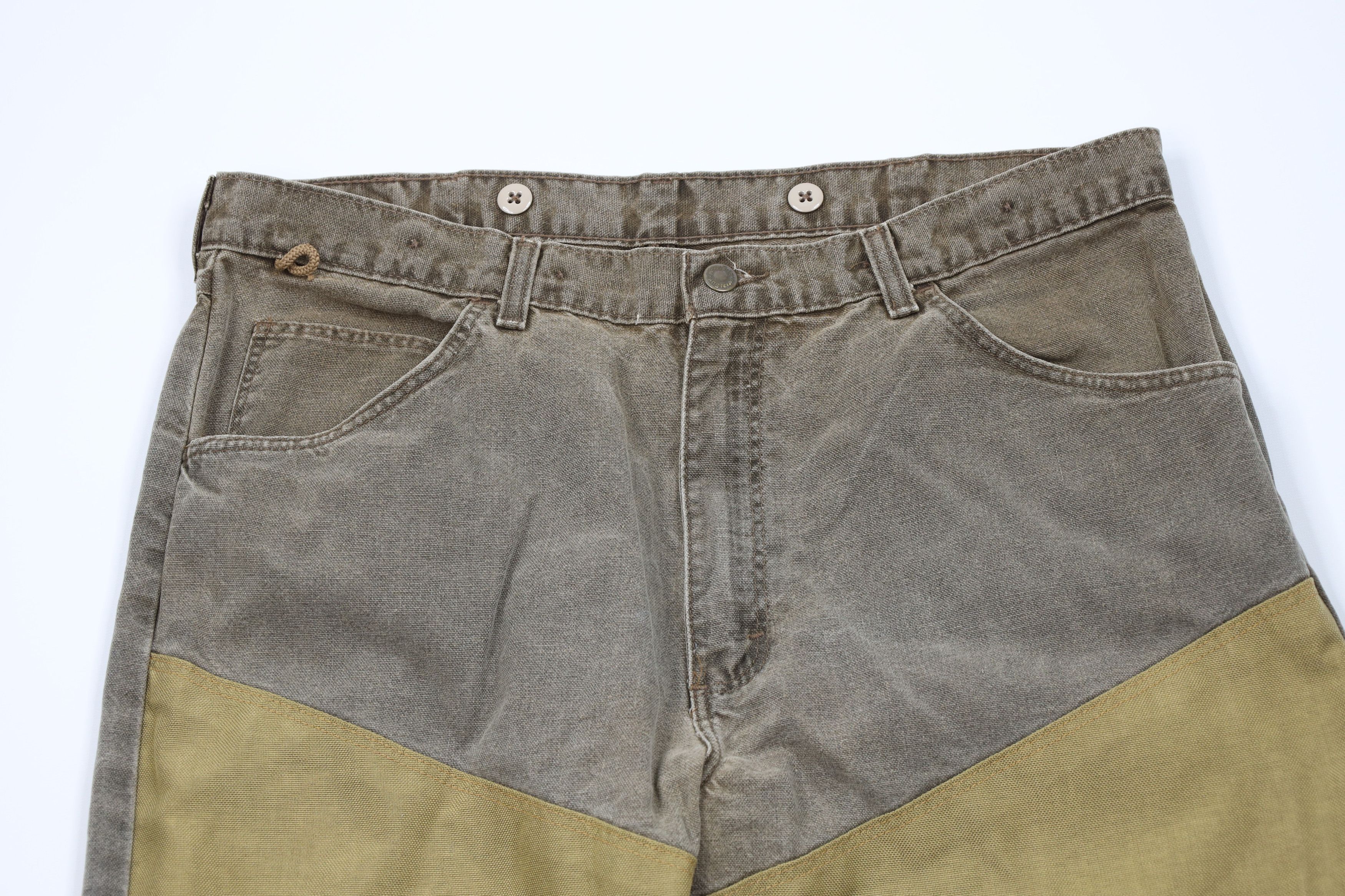 Wrangler Vintage 90s Wrangler Hunting Field Brush Denim Jean Brown Size US 36 / EU 52 - 2 Thumbnail