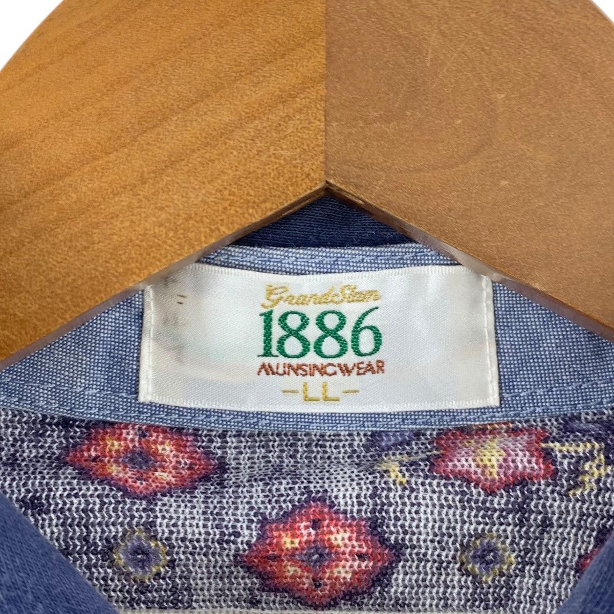 Vintage Vintage MUNSINGWEAR GRAND SLAM Floral Paisley Polo Tee Shirt Size US XL / EU 56 / 4 - 4 Thumbnail