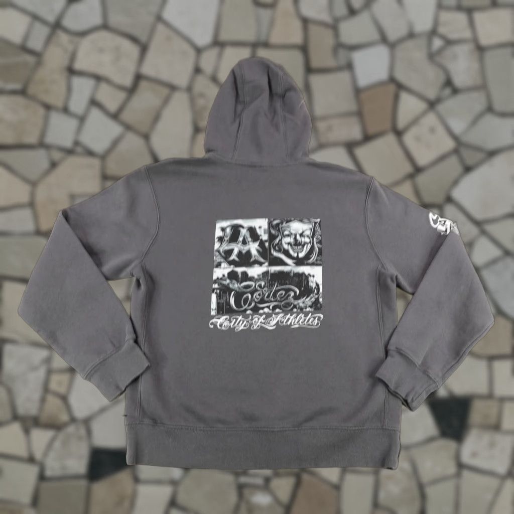 Nike Nike Hoodie Mens Small Gray LAHQ 2020 Cortez City of Athletes Pullover Team Club Size US S / EU 44-46 / 1 - 1 Thumbnail