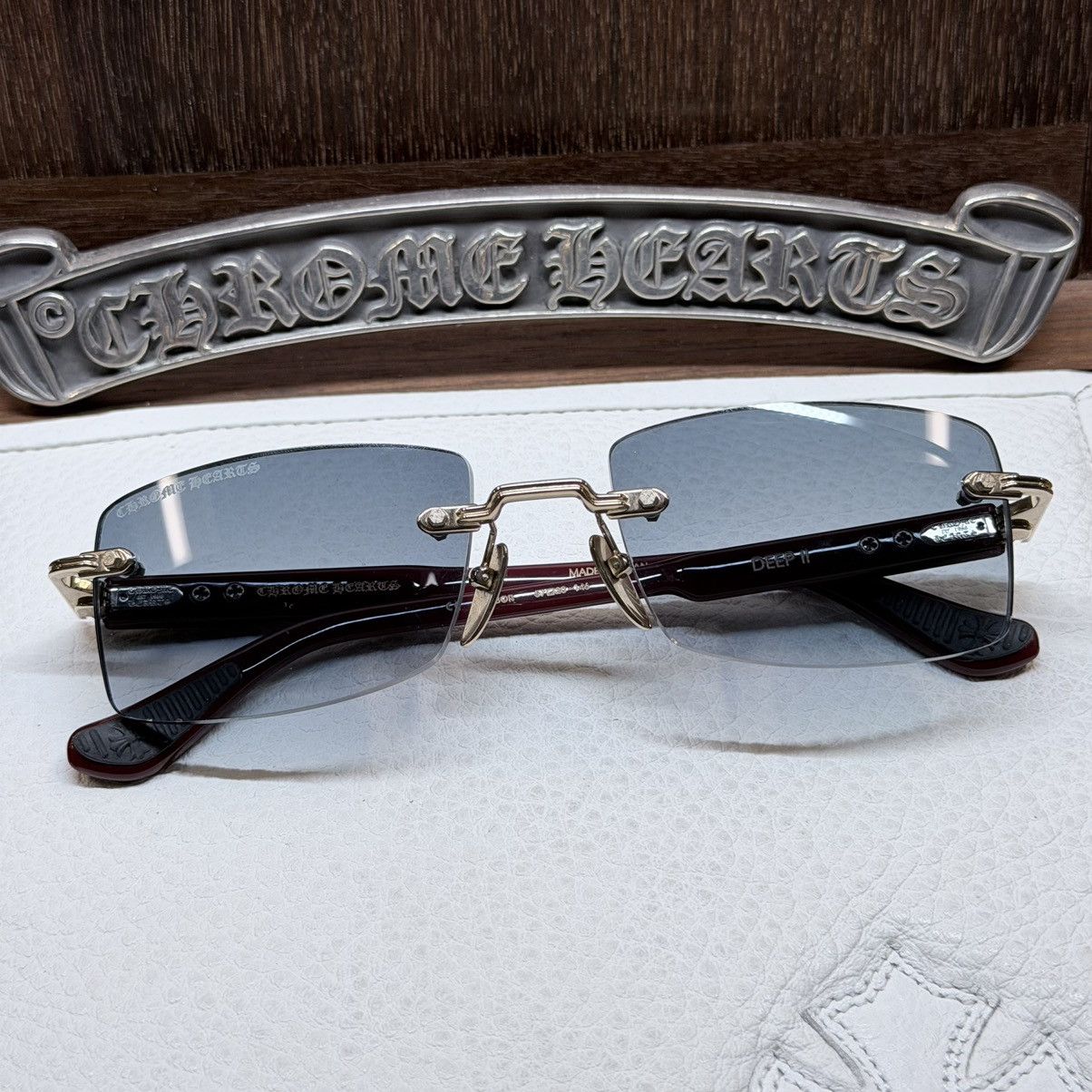 Chrome Hearts Chrome Hearts DEEP II Sunglasses Size ONE SIZE - 4 Thumbnail