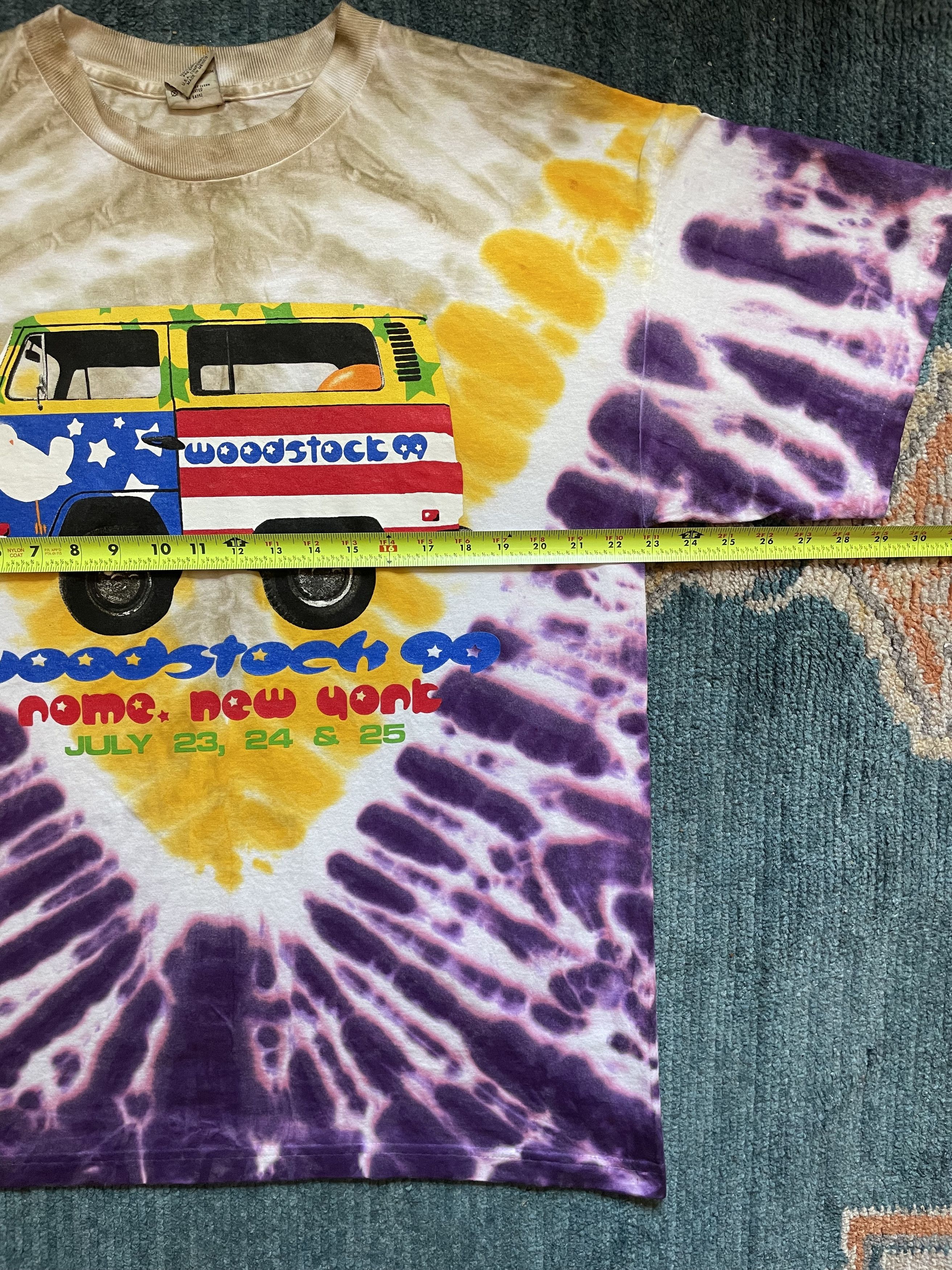 Band Tees × Vintage Vintage Woodstock 99 Shirt Size US XL / EU 56 / 4 - 9 Thumbnail