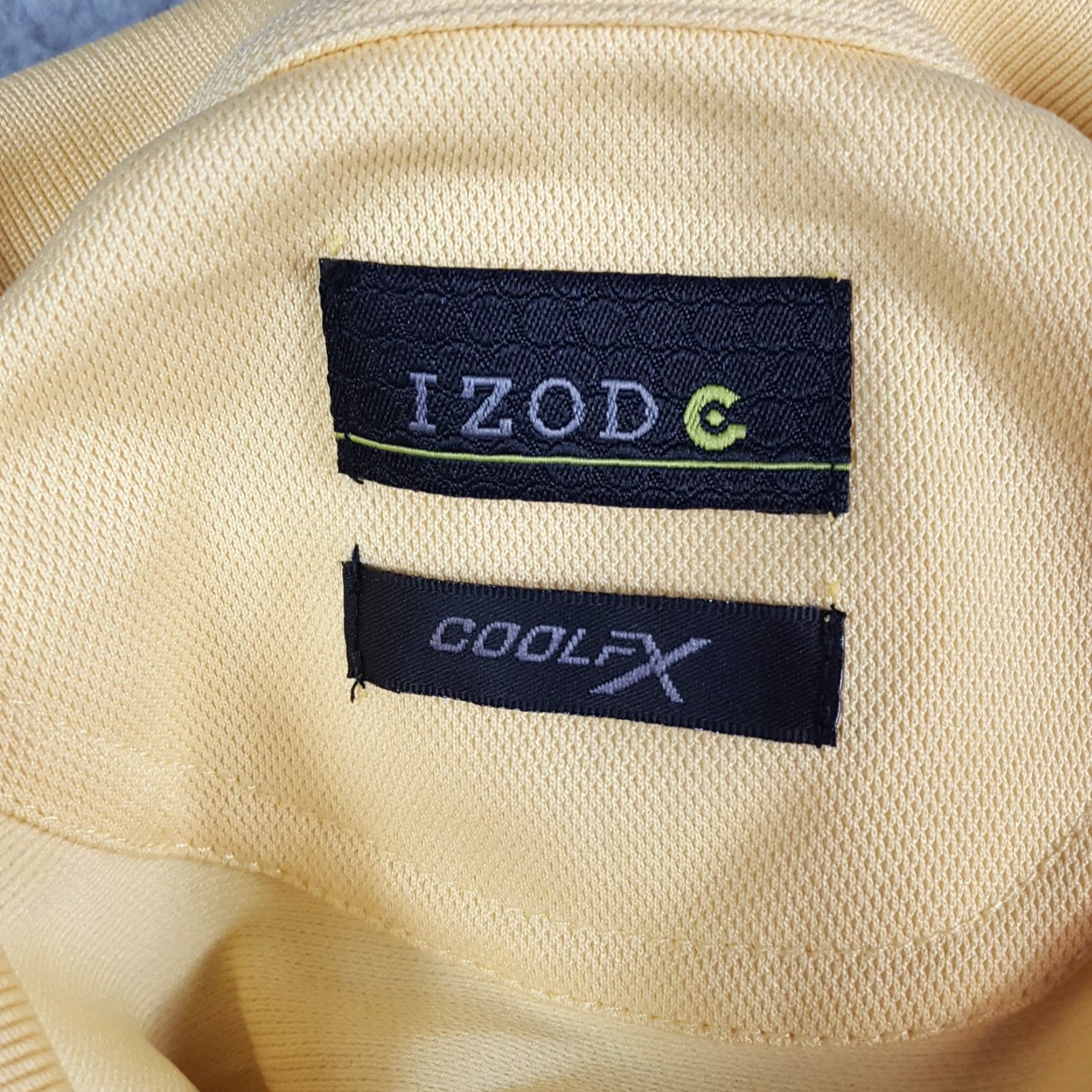 Izod VINTAGE IZOD NAS JAX Golf Club Preppy Yellow Breathable Polo Mens XL Shirt Size US XL / EU 56 / 4 - 6 Thumbnail