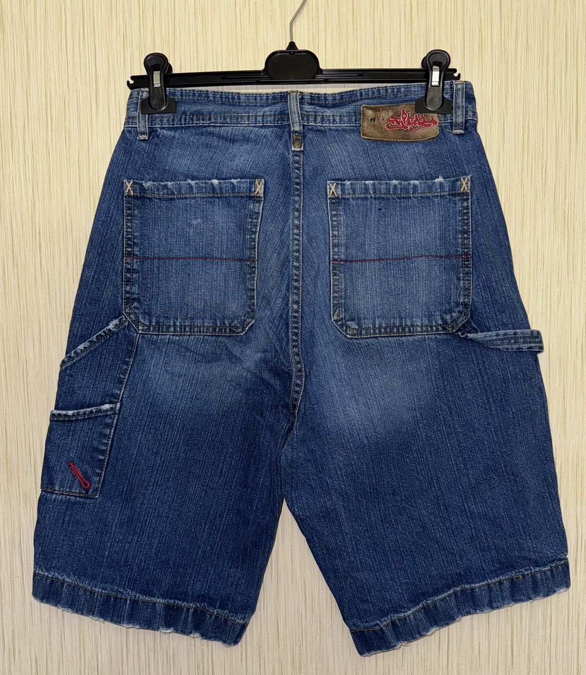 Vintage Vintage 90s Tribal USA gear rap baggy denim shorts | Grailed