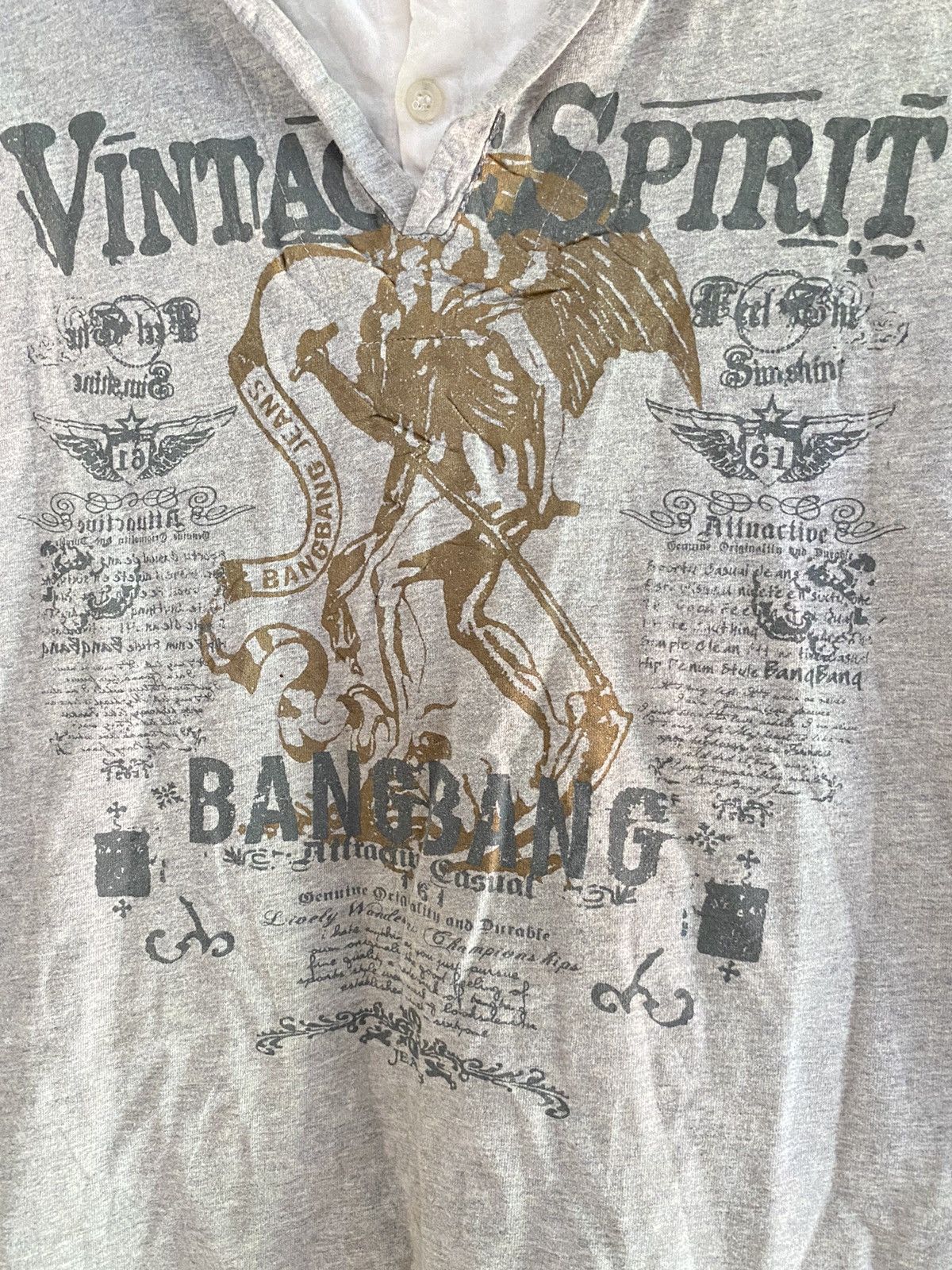 If Six Was Nine × Japanese Brand × Le Grande Bleu (L.G.B.) Vintage bangbang poem double layers tshirts Size US M / EU 48-50 / 2 - 2 Thumbnail
