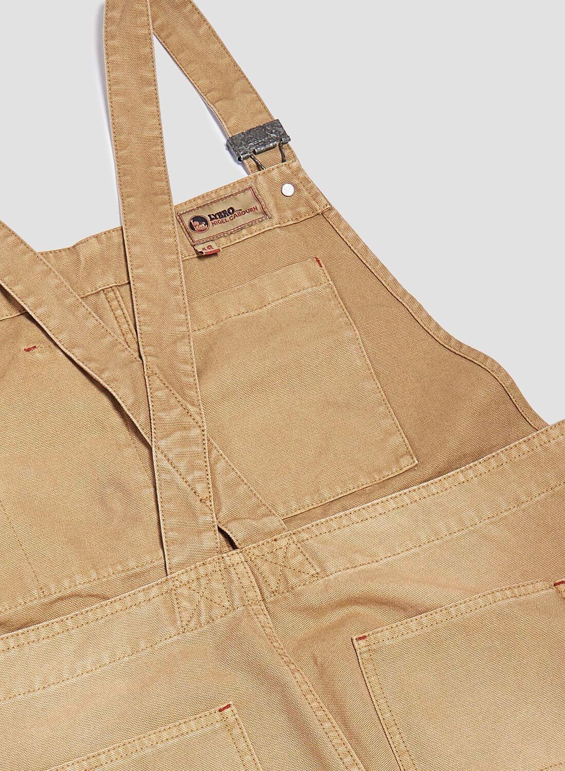 Nigel Cabourn Nigel Cabourn Lybro Cotton Canvas Dungarees In Tan Size US 32 / EU 48 - 5 Thumbnail