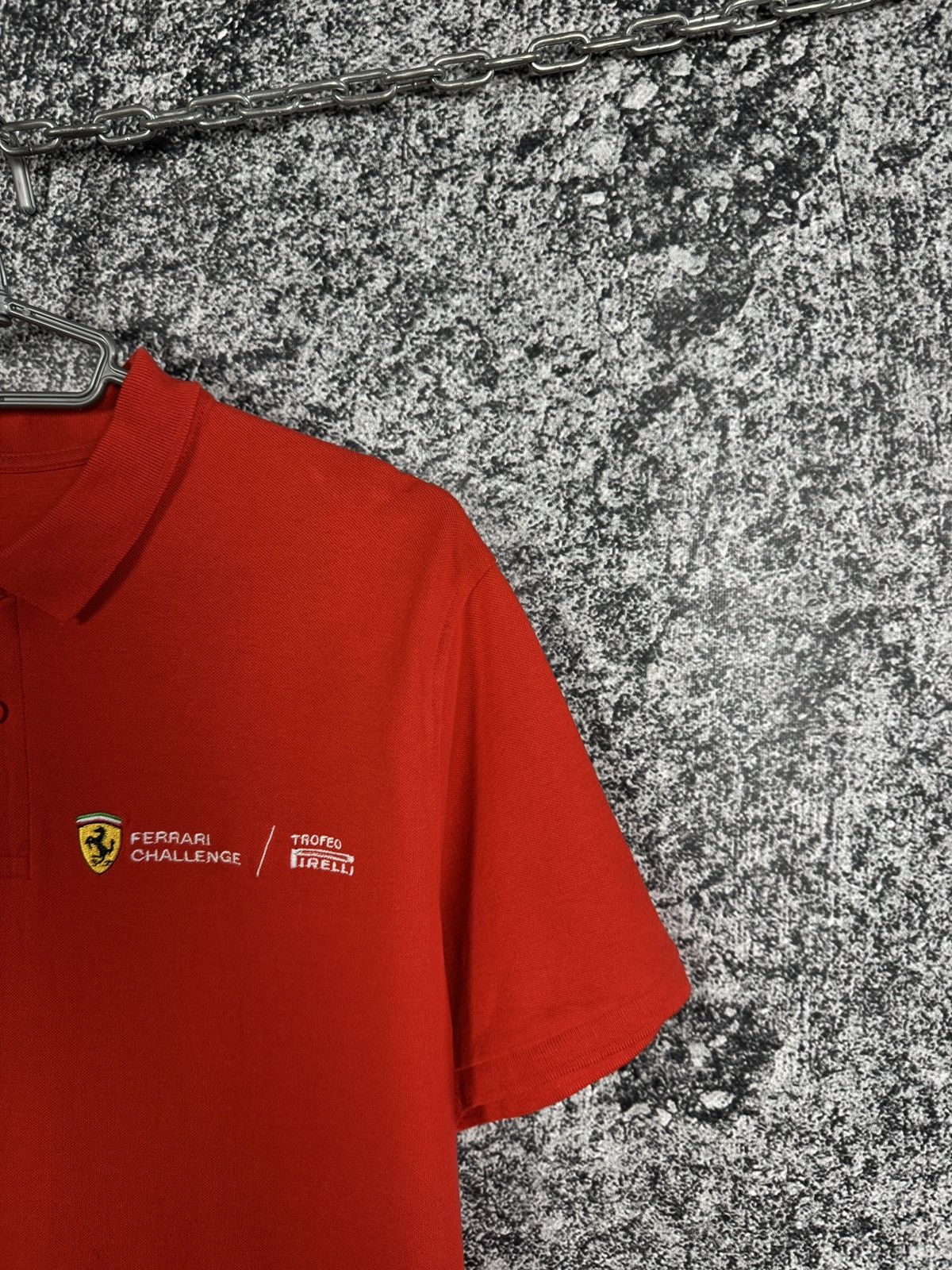 Ferrari Men’s Ferrari Challenge Racing Polo Shirt Firelli F1 Size L Size US L / EU 52-54 / 3 - 2 Thumbnail