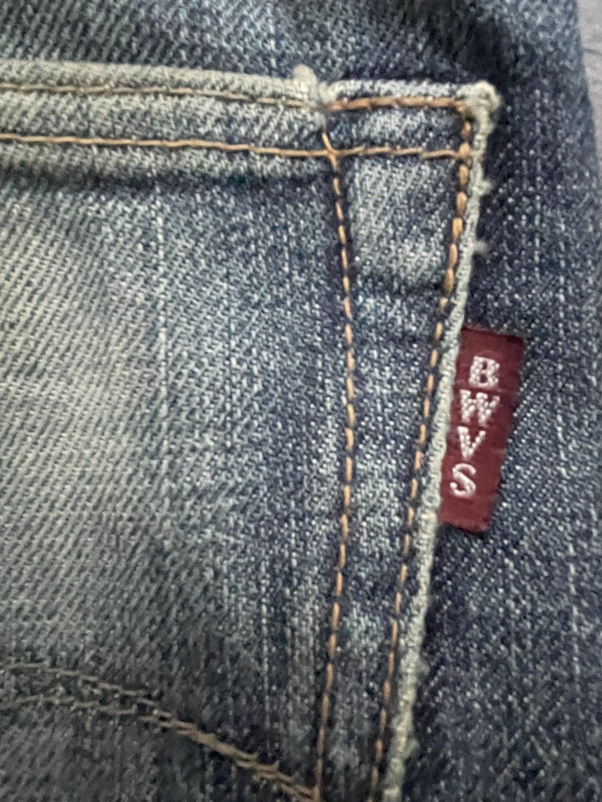 Japanese Brand × Vintage Vintage Blue Way Selvedge Distresed Denim Size US 33 - 20 Thumbnail