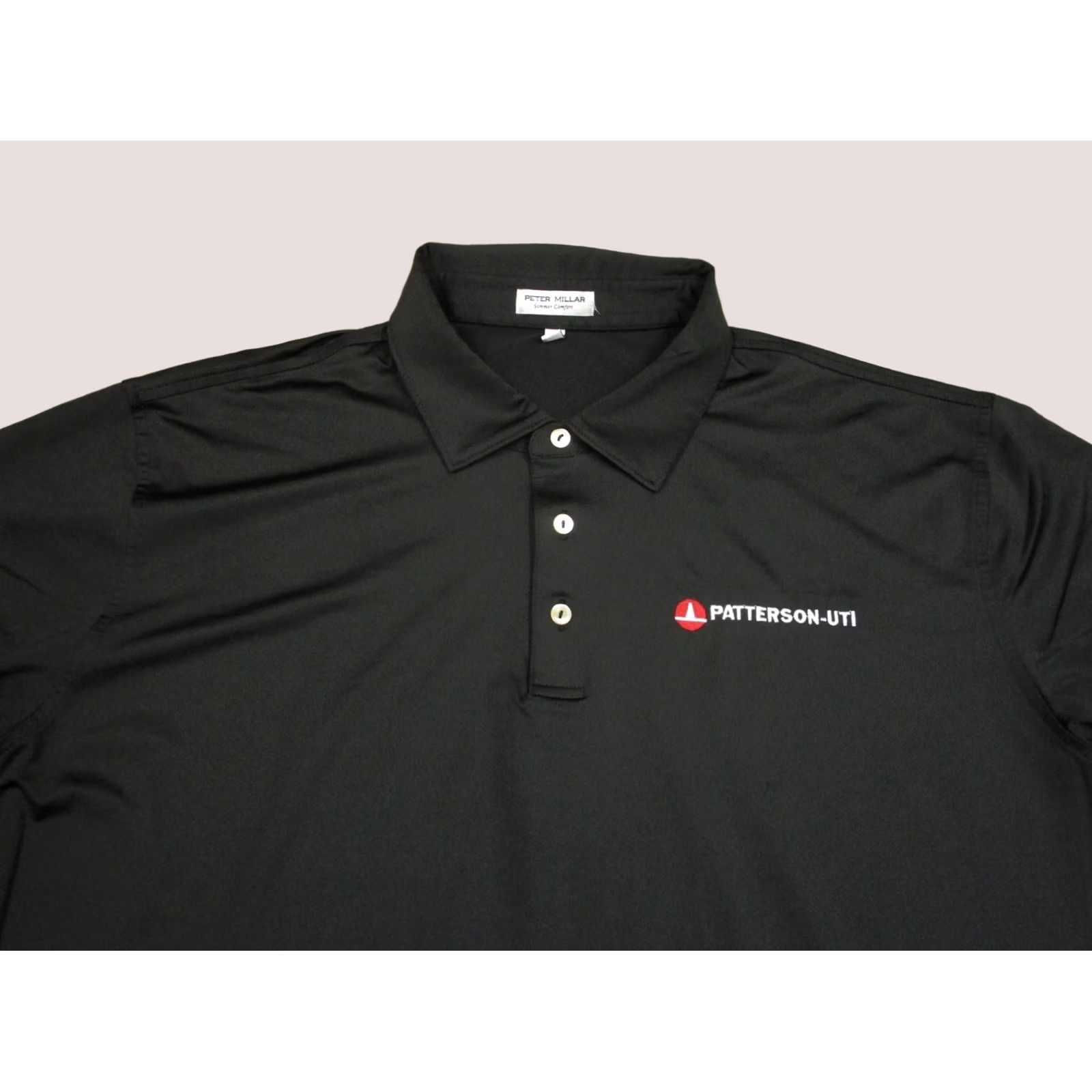 Peter Millar Peter Millar Polo Shirt Mens 2XL Black Summer Comfort Golf Performance Oil Field Shirt 2XL Mens Black Golf Polo Size US XXL / EU 58 / 5 - 1 Thumbnail