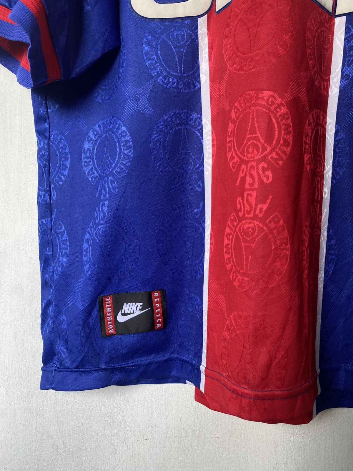 Nike × Vintage Vintage 1996/97 PSG Home Jersey Size US L / EU 52-54 / 3 - 9 Thumbnail