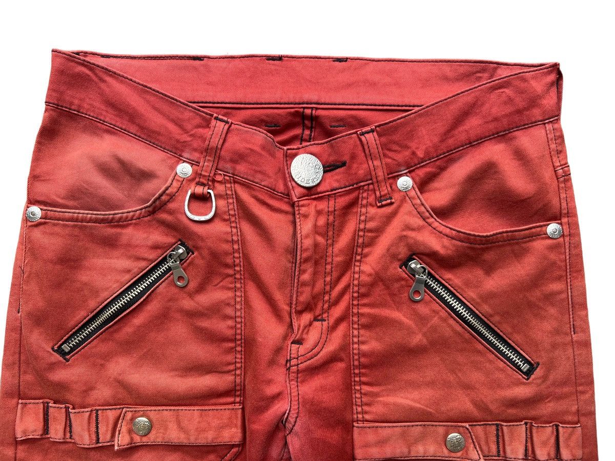 Lee Lee Multipocket Tactical Bondage Red Straight Pants 33x30 Size US 33 - 5 Thumbnail