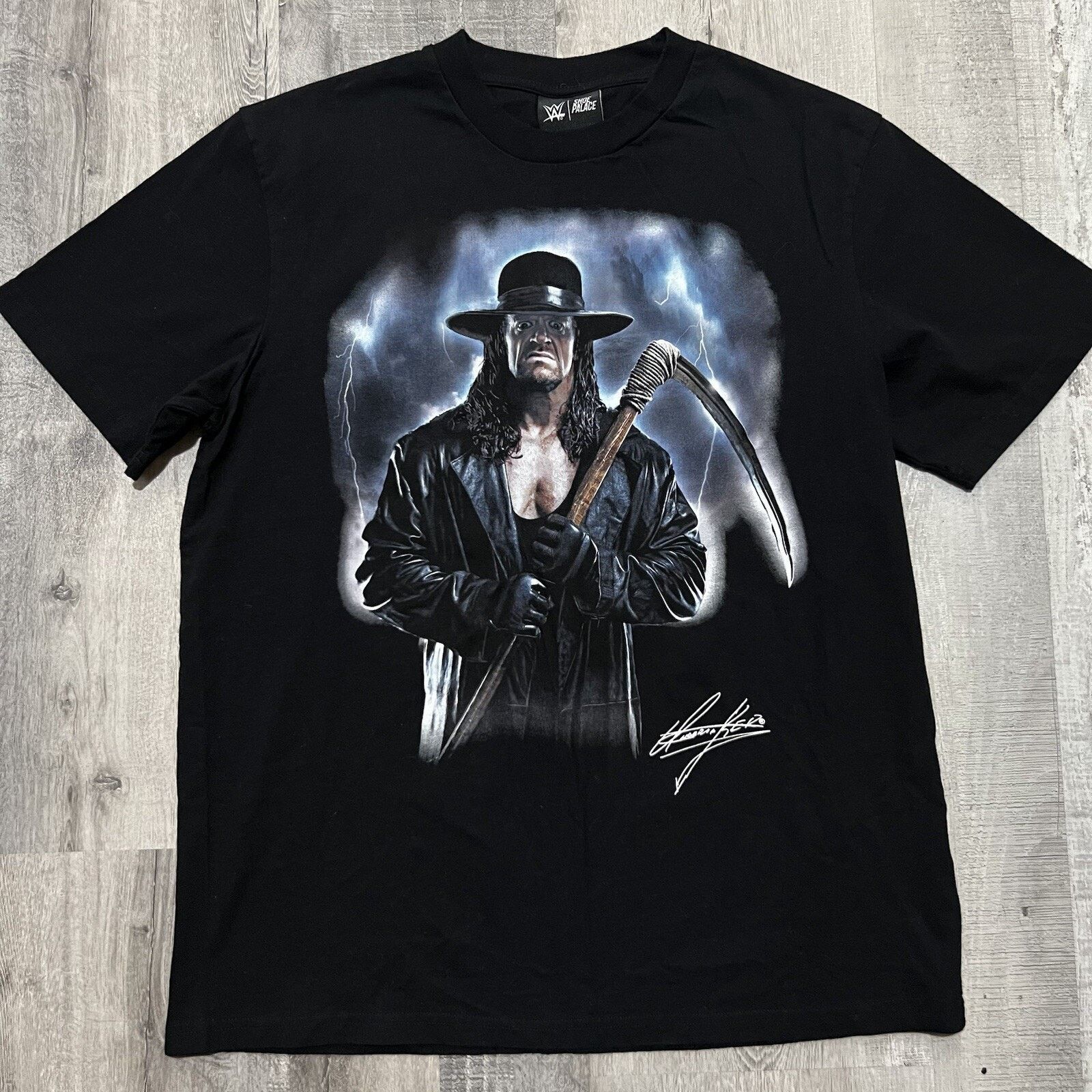 Palace × WWE Palace WWE Mankind Sock T-Shirt | Grailed