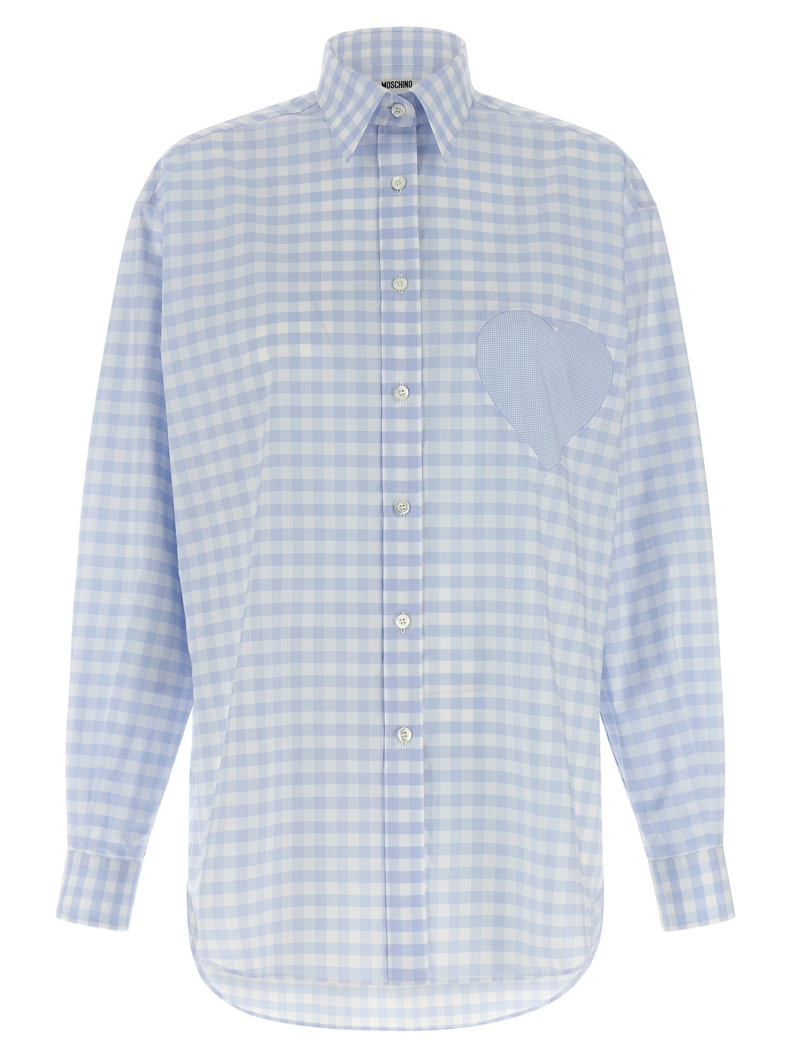 Moschino 'Heart' Vichy shirt Size S / US 4 / IT 40 - 1 Thumbnail