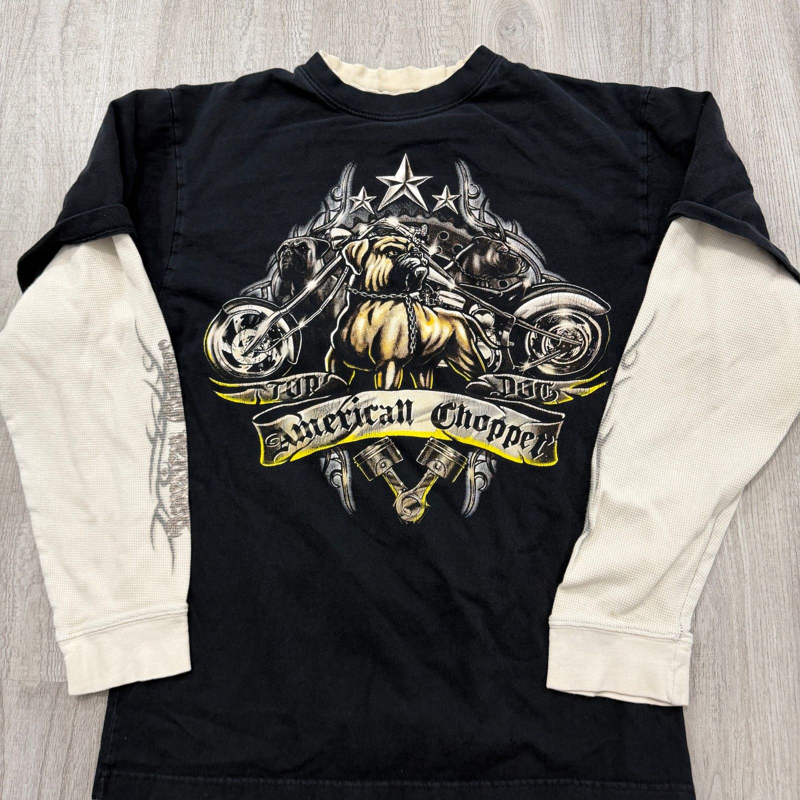 Vintage Vintage American Chopper Shirt Medium Motorcycle Thermal Size US M / EU 48-50 / 2 - 2 Thumbnail