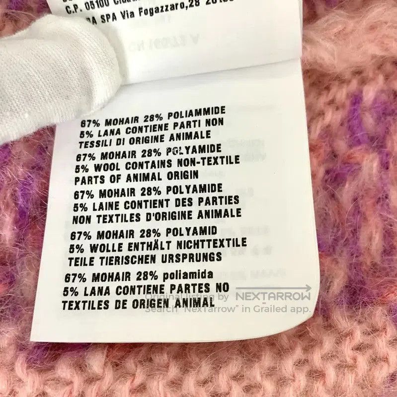 Miu Miu Miu Miu Pink Mohair Cardigan for Women . Size XS / US 0-2 / IT 36-38 - 8 Thumbnail