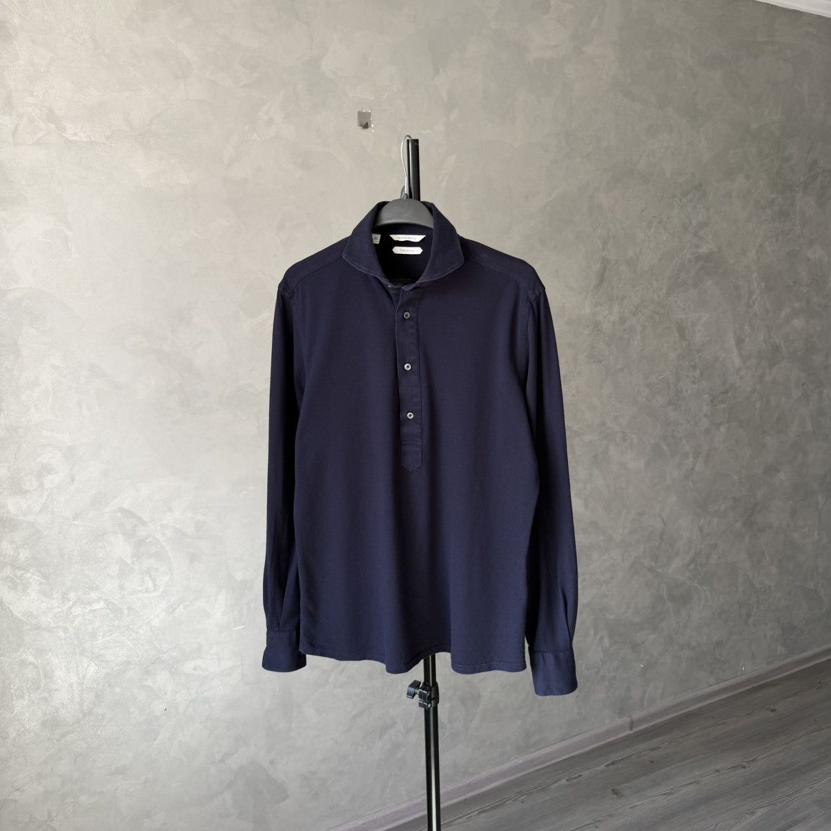 Suitsupply Suitsupply Pure Cotton Navy Polo Shirt 39,15 Size US S / EU 44-46 / 1 - 2 Thumbnail