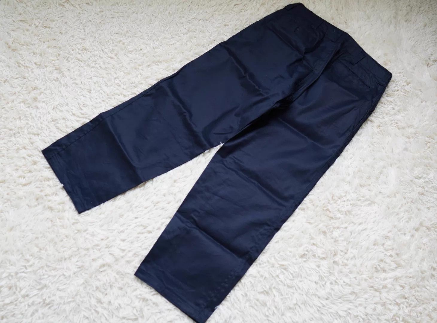 Nanamica nanamica Hi-Waist Twill Straight Pants Deep Indigo 34 S Japan Size US 34 / EU 50 - 2 Thumbnail
