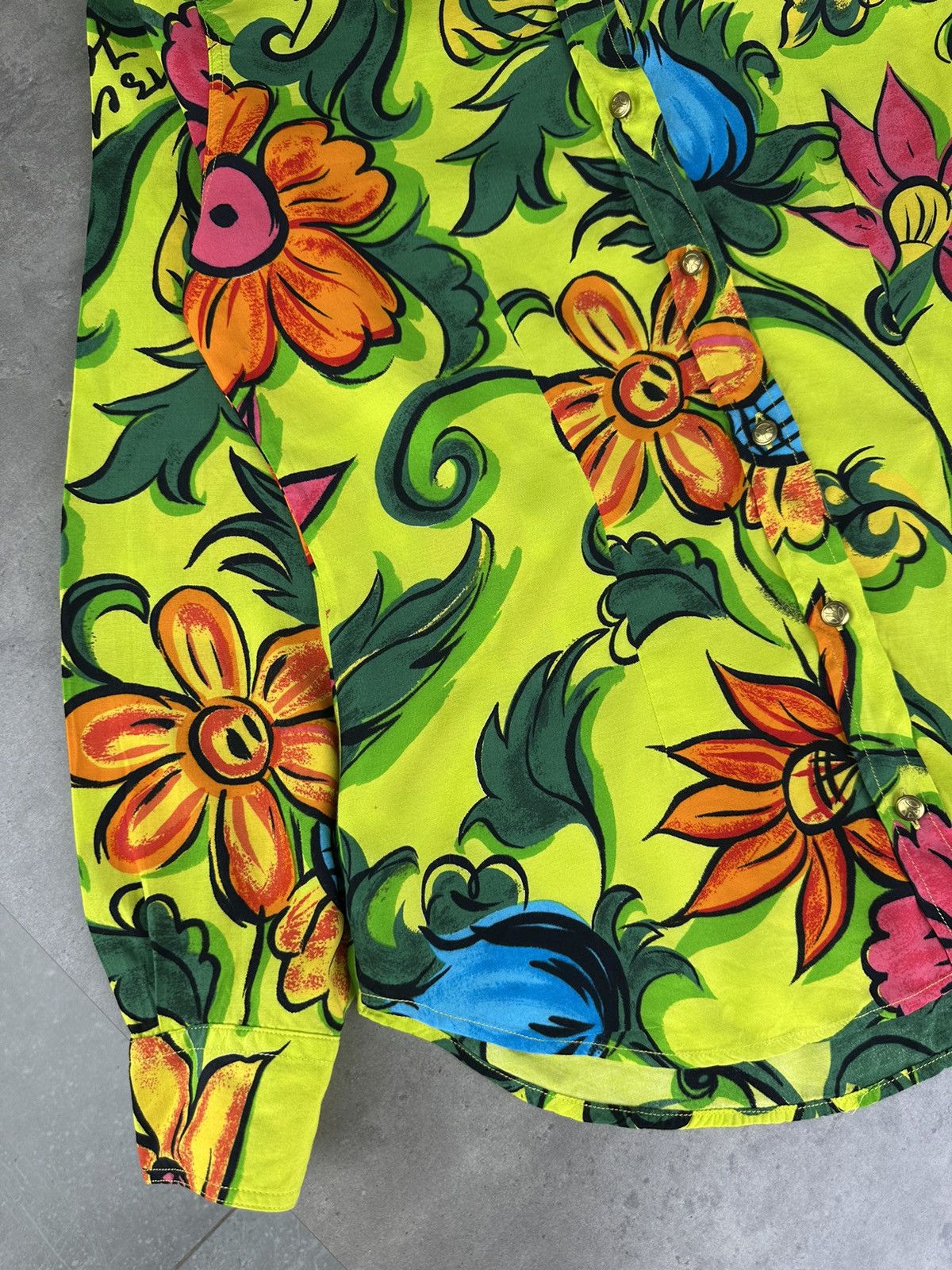 Moschino Moschino Multicolor Shirt Long Sleeve Size M / US 6-8 / IT 42-44 - 5 Thumbnail