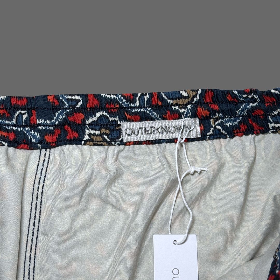 Outerknown Outerknown Nomadic Volley Shorts Blue Pattern Size L 1810054 Size US 34 / EU 50 - 4 Thumbnail