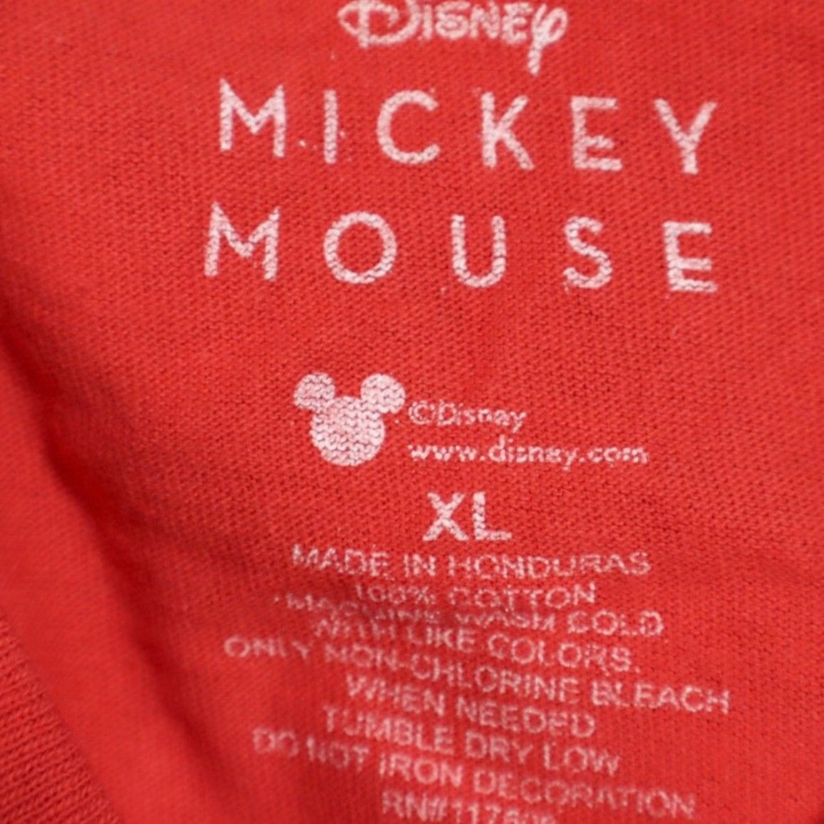 Disney Disney Mickey Mouse Solid T-Shirt Red Men's XL Shirt Mens XL Red Disney Mickey Mouse Solid T-Shirt Size US XL / EU 56 / 4 - 6 Thumbnail