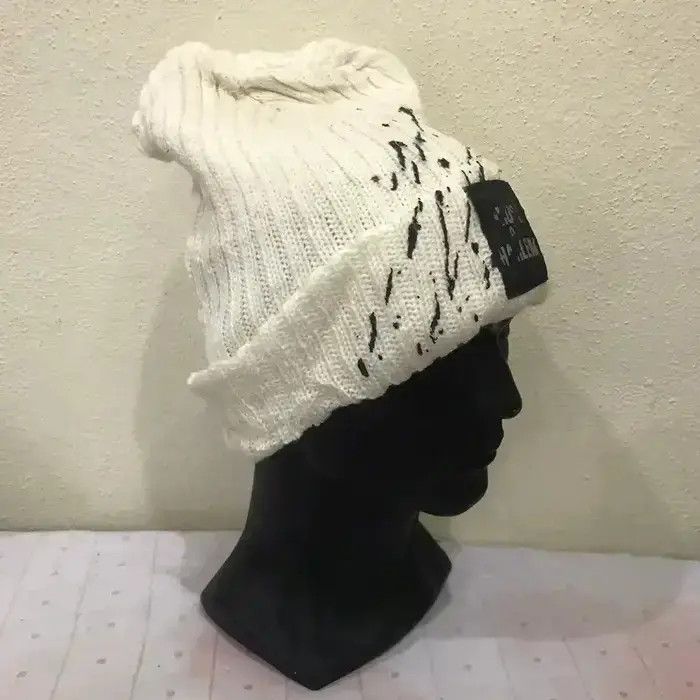 Vintage Ghost Of Harlem Plain Beanie Hat Size ONE SIZE - 4 Thumbnail