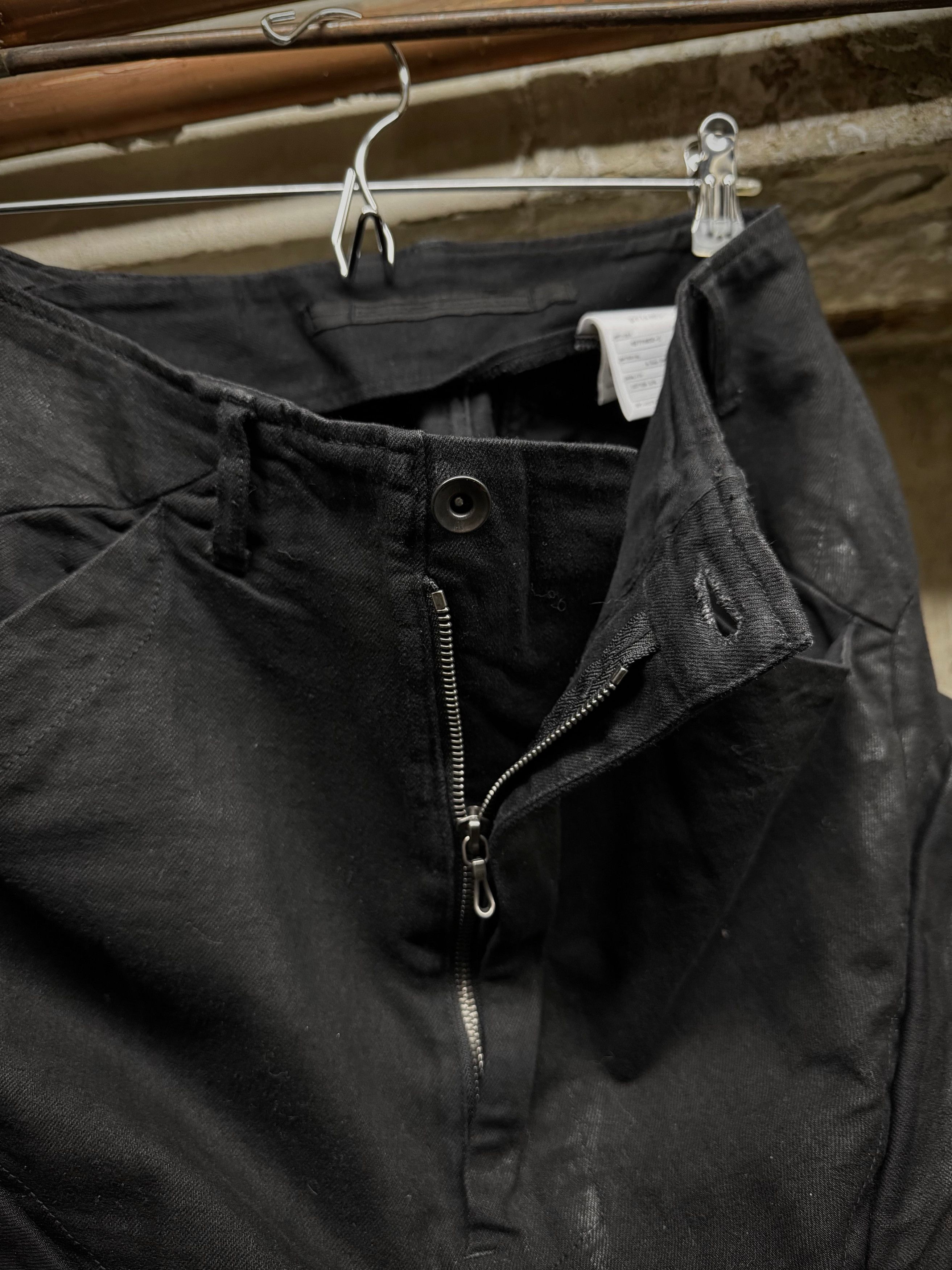 Julius Julius Waxed Velcro Gas-Mask Cargo Denim Size US 30 / EU 46 - 3 Thumbnail