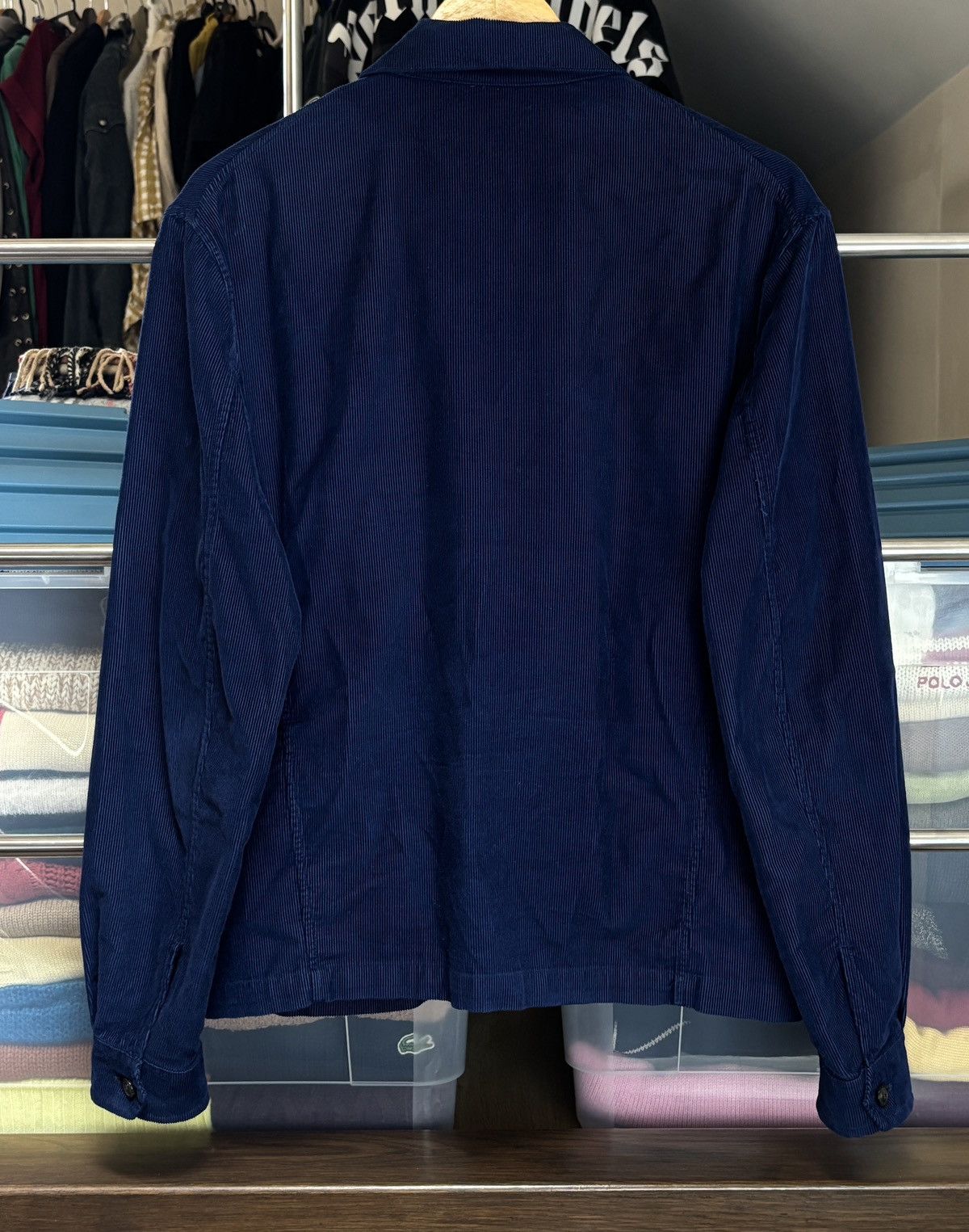 Our Legacy Our Legacy Blue Corduroy Light Jacket Size US M / EU 48-50 / 2 - 6 Thumbnail