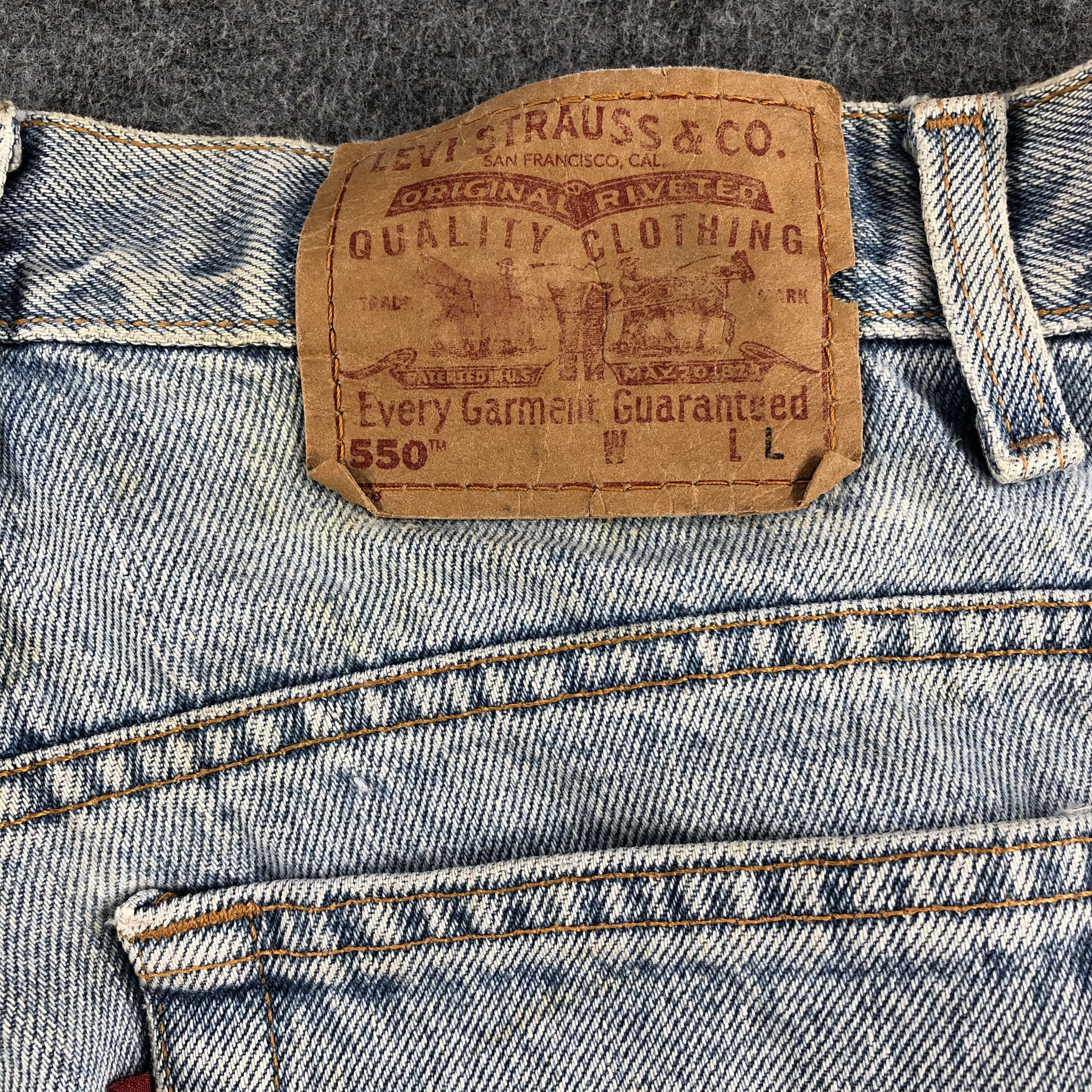 Levi's 90s Vintage Light Wash Levis 550 Jeans-J1683 Size US 31 - 5 Thumbnail