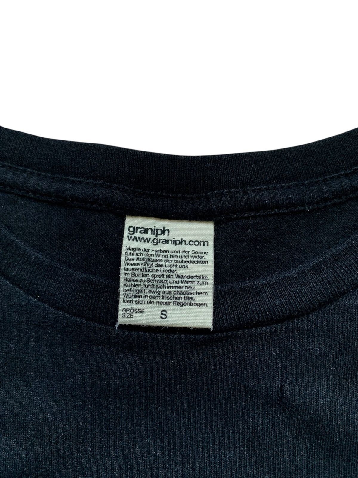 Japanese Brand 2000s japanese archive graniph y2k longsleeve tee poem Size US S / EU 44-46 / 1 - 3 Thumbnail