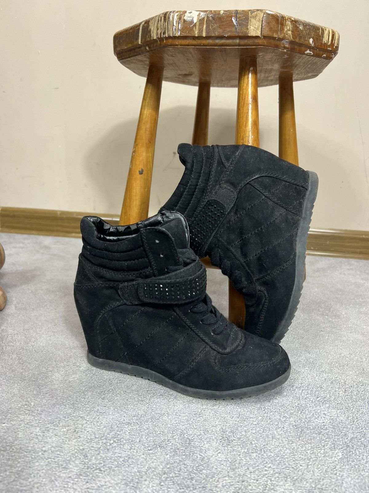 Japanese Brand Y2k suede japanese heel Isabel Marant style if six was nine Size US 7 / IT 37 - 2 Thumbnail