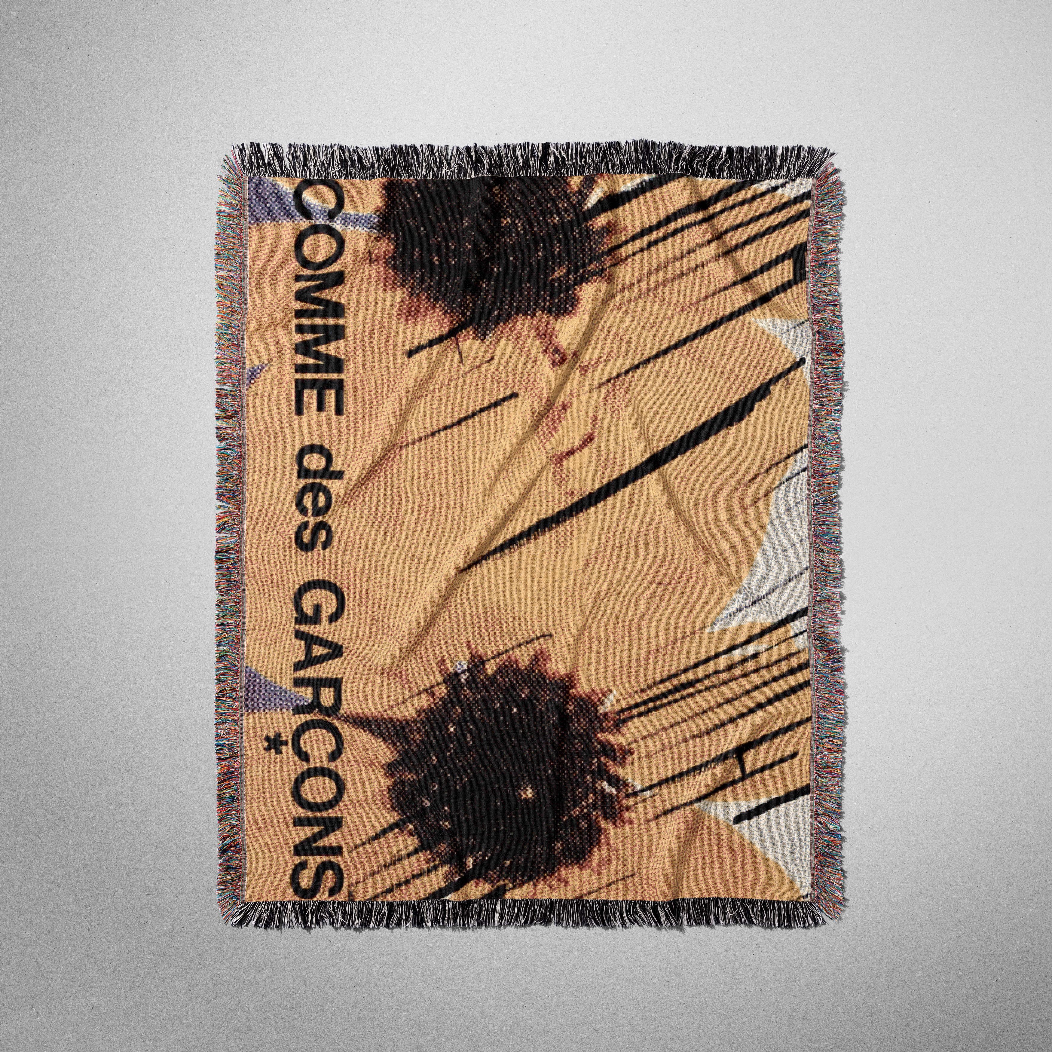 Comme Des Garcons Blanket Woven Art Poster Gift Logo Book