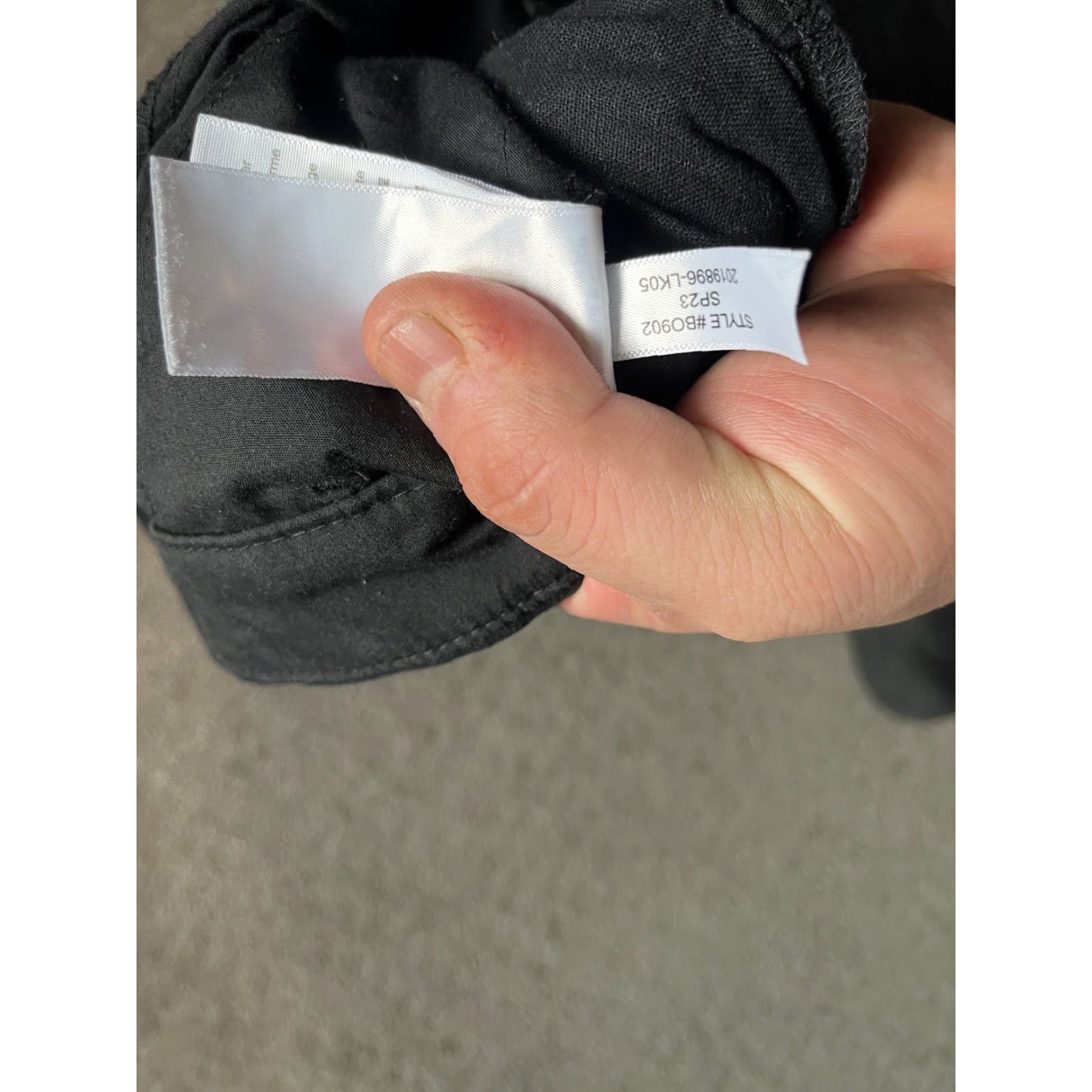 J.Crew J.CREW Pants Women Size 10 Black Linen Cotton Sailor Elastic-Back BO902 Size 32" / US 10 / IT 46 - 6 Thumbnail