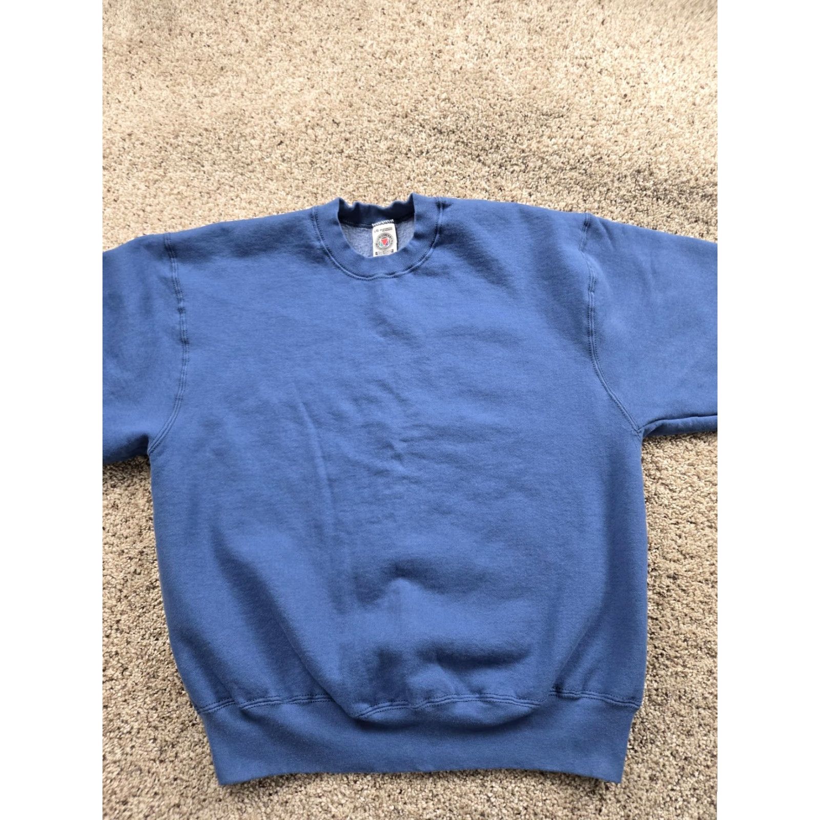 Vintage VINTAGE Munsingwear Sweatshirt Mens Large Blue Crewneck Cotton Made USA 90s Size US L / EU 52-54 / 3 - 3 Thumbnail