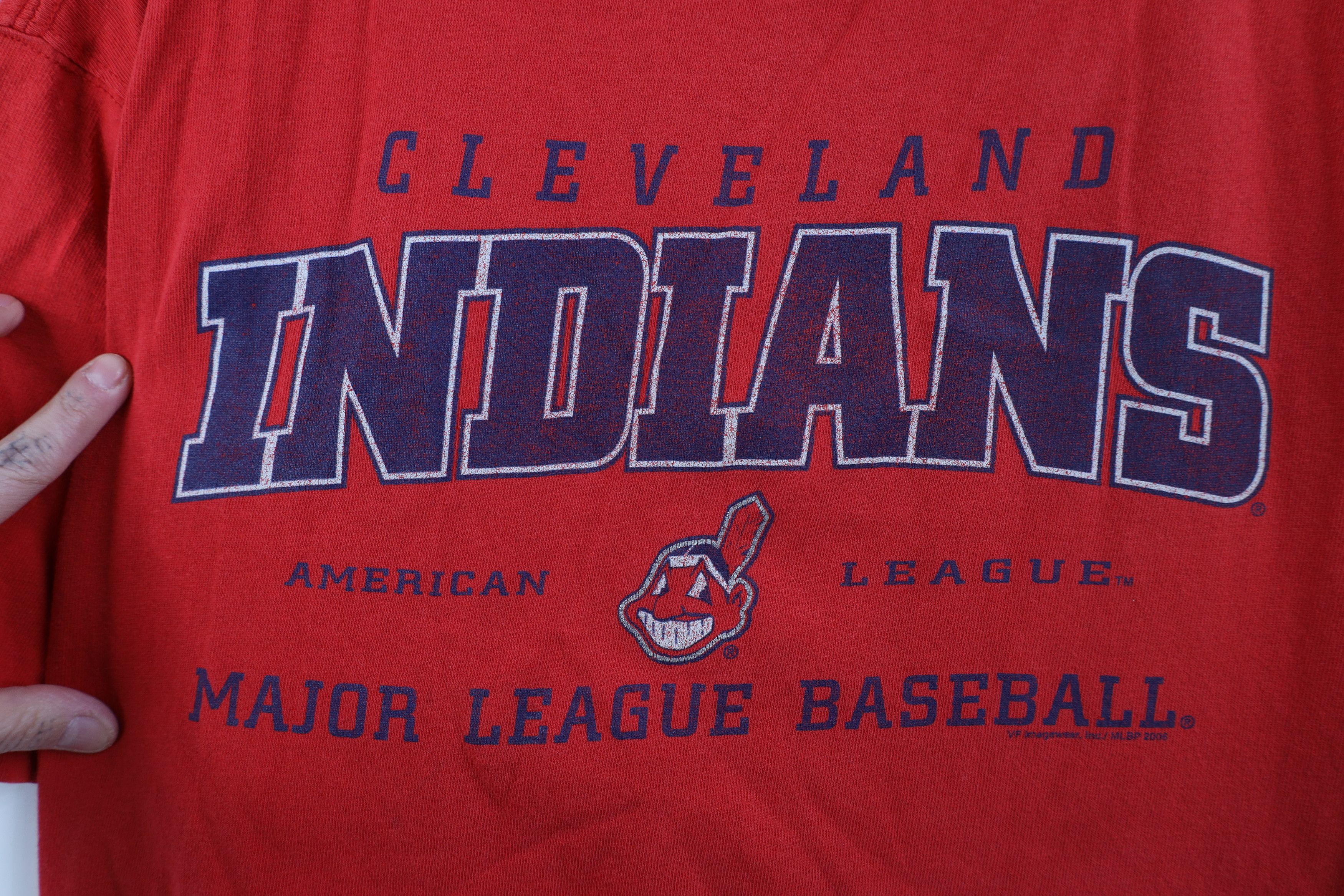 Vintage Vintage Y2K Chief Wahoo Cleveland Indians Baseball T-Shirt Size US XXL / EU 58 / 5 - 4 Thumbnail