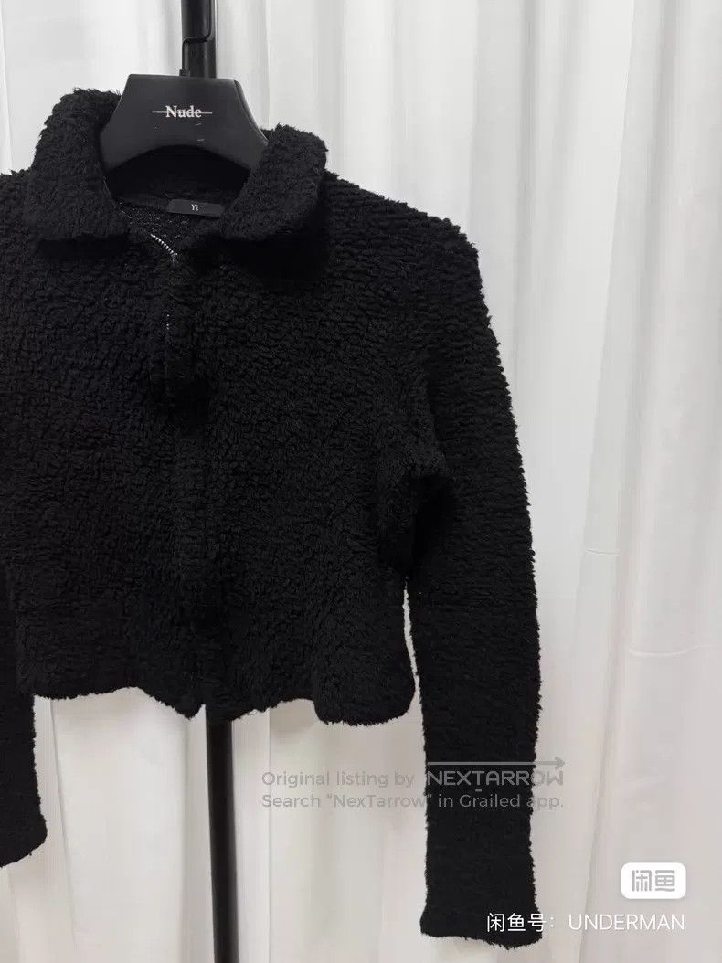 Yohji Yamamoto Yohji Yamamoto black short zip-up jacket| Size M / US 6-8 / IT 42-44 - 3 Thumbnail