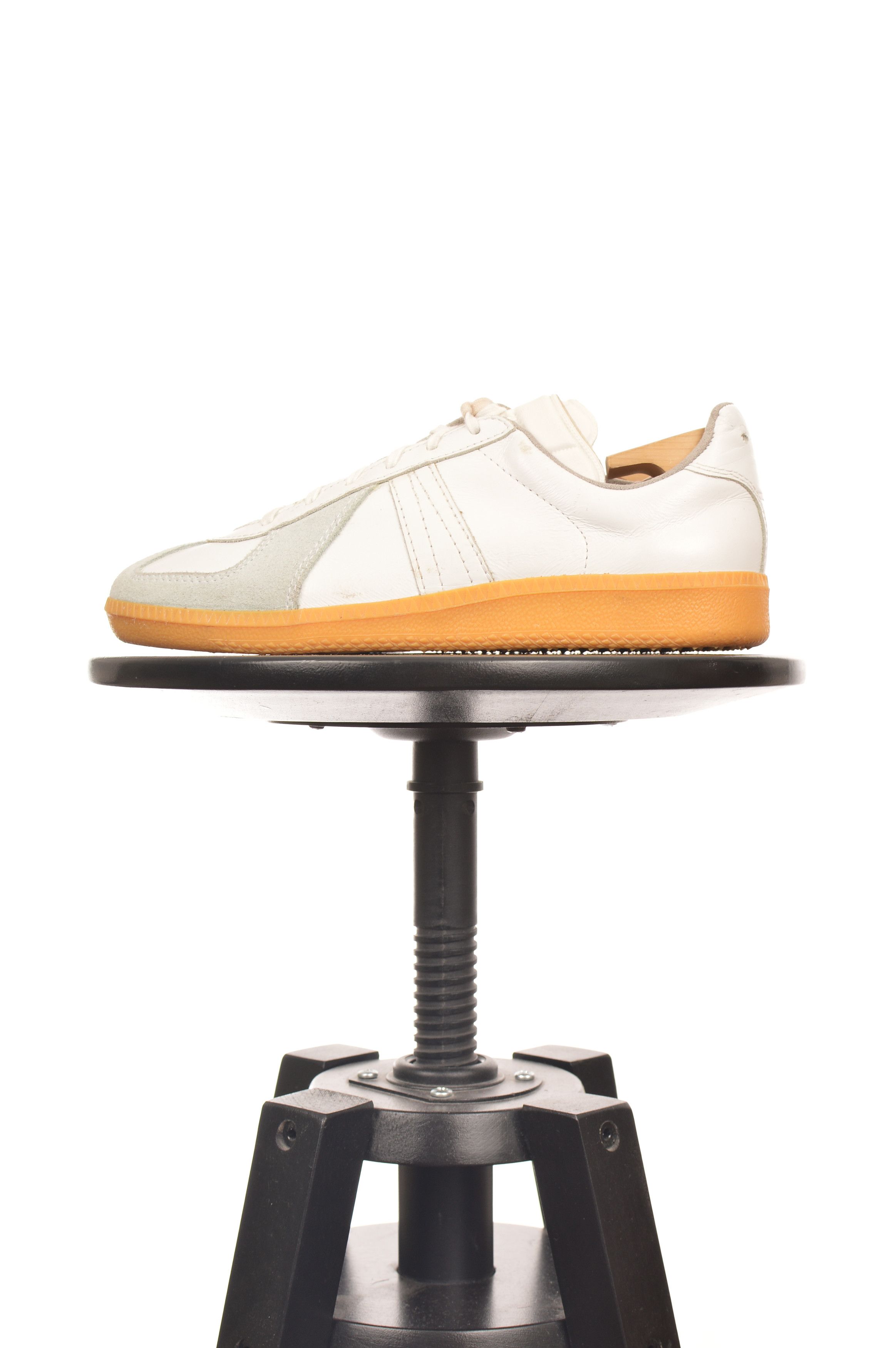 Bundeswehr BW Sport Vintage White Leather Sneakers