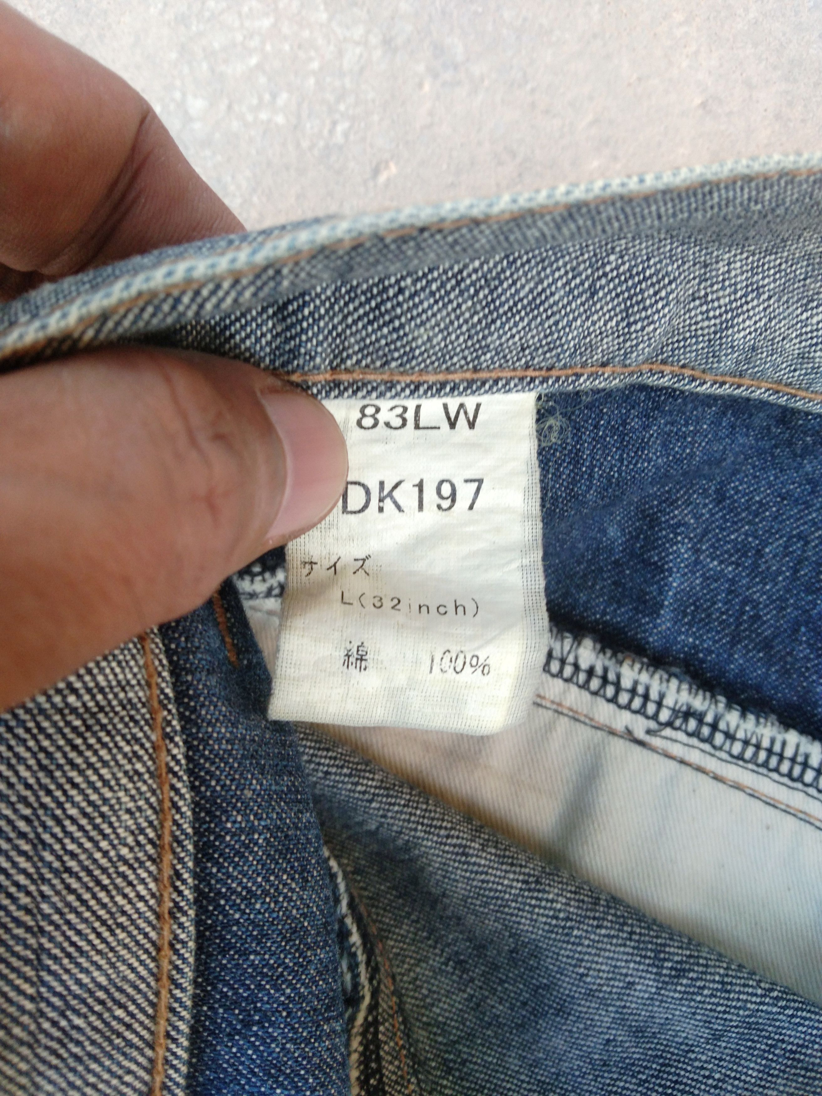 Japanese Brand × Jean × Vintage Vintage Japanese Brand Double Waist Retro Punk Jeans Style Size US 32 / EU 48 - 6 Thumbnail