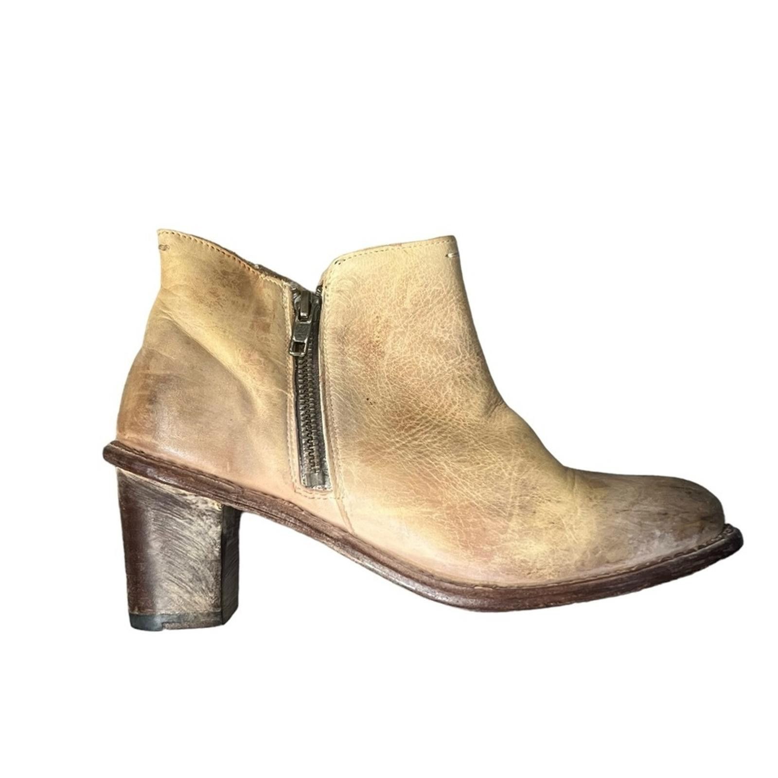 Bed Stu Bed Stu Whiskey Sunset Sonic Ankle Boot Distressed Leather Size US 7.5 / IT 37.5 - 2 Thumbnail