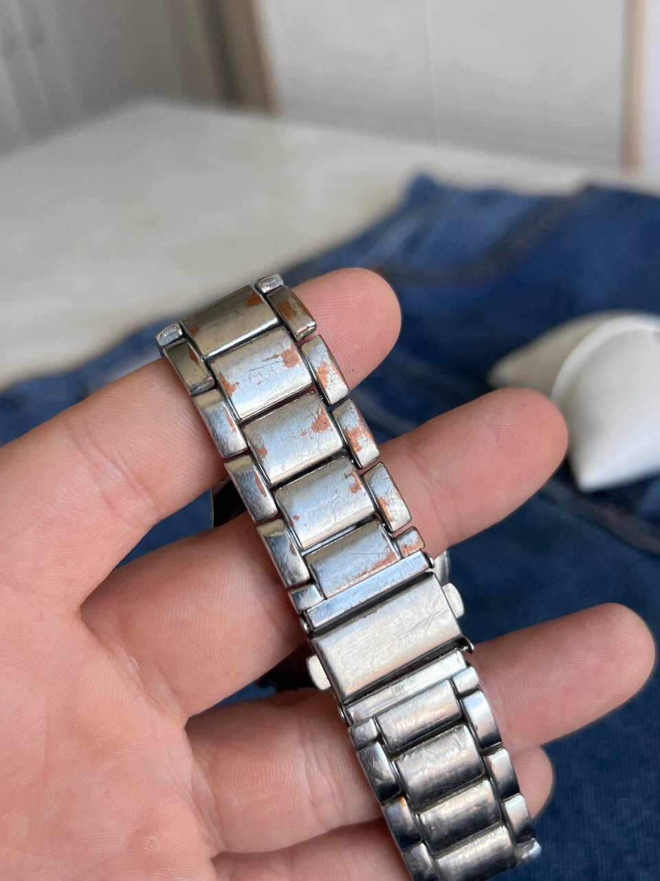 Vintage Futuristic Vintage Japan Watch - Stainless Steel Silver Blue Size ONE SIZE - 5 Thumbnail