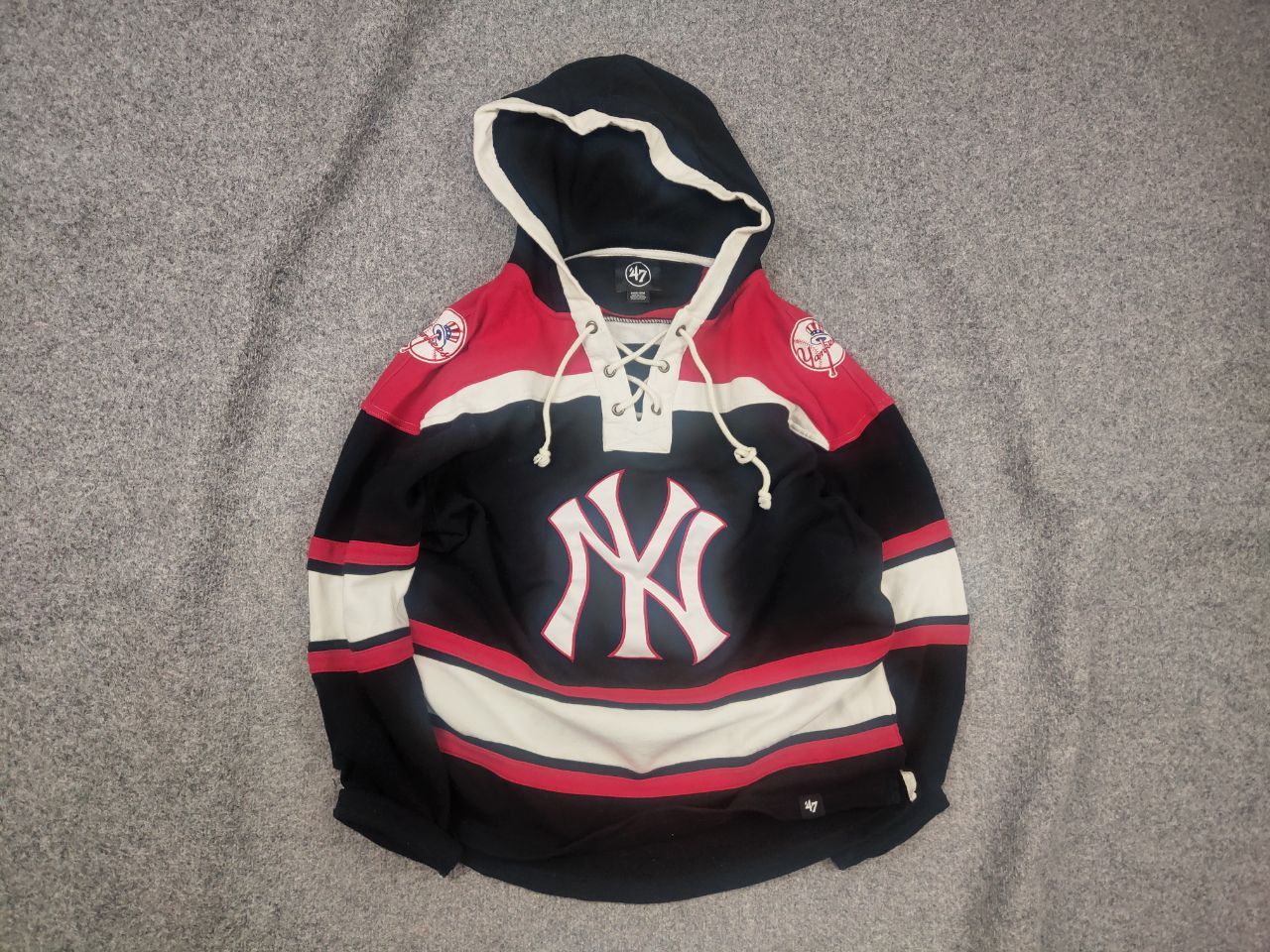 New York Yankees New York Yankees '47 Superior Lacer Pullover Hoodie Supreme Size US M / EU 48-50 / 2 - 1 Thumbnail