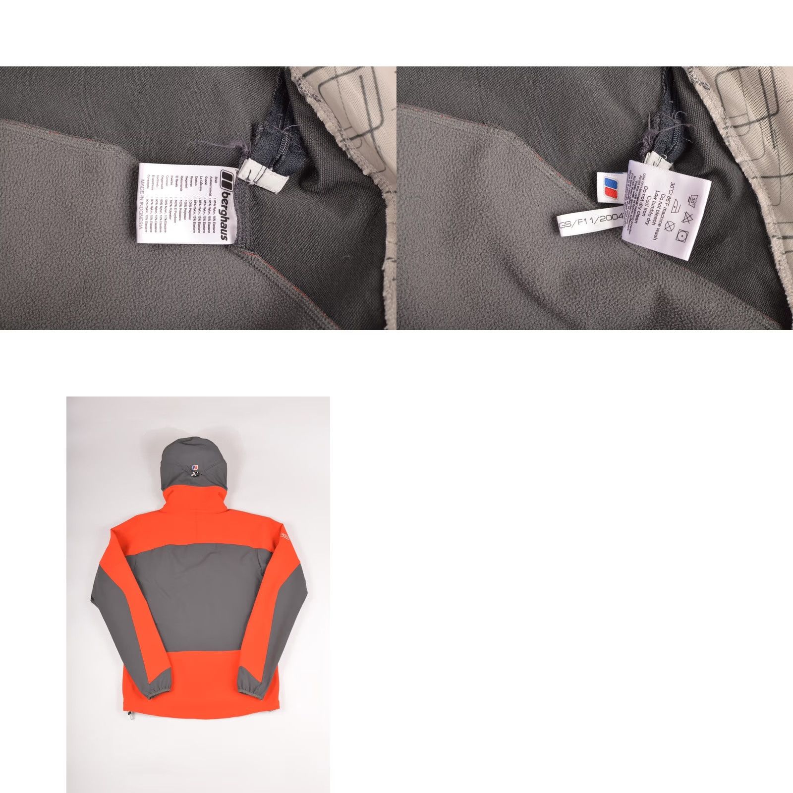 Berghaus Berghaus Extrem Jorasse Full-Zip Hooded Softshell Jacket Men L Red 20047 Nylon Elastane Windbreaker Size L Size US L / EU 52-54 / 3 - 8 Thumbnail