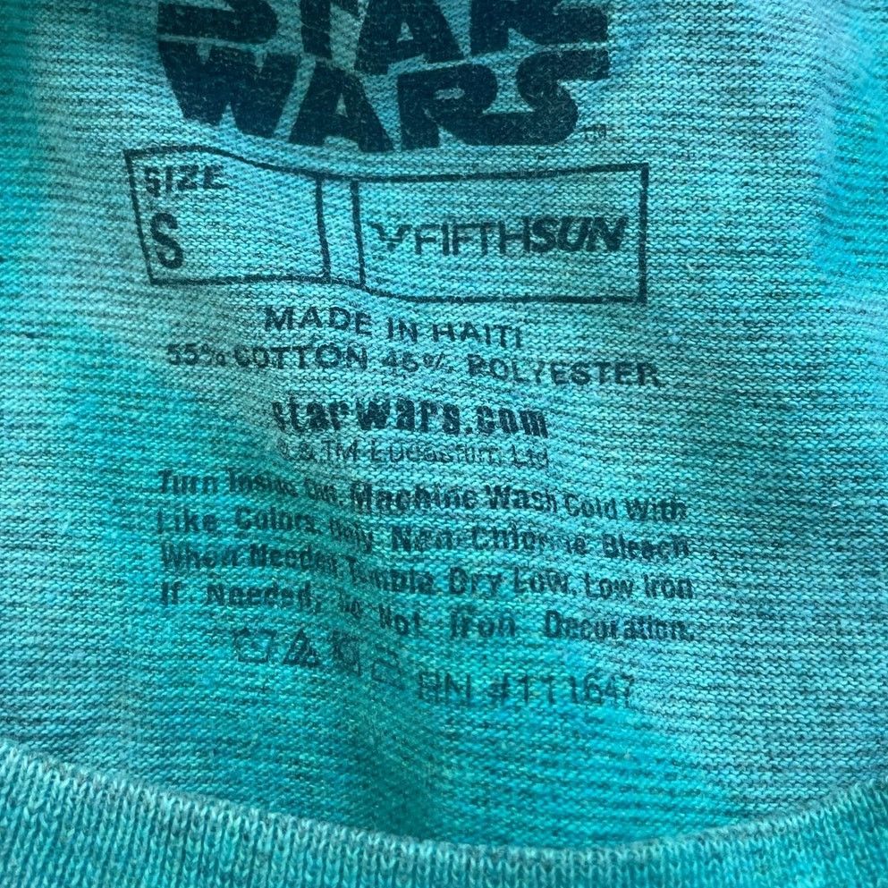 Star Wars Star Wars Fifth Sun Womens Small 1977 Cotton Blend Tee Shirt Size S / US 4 / IT 40 - 4 Thumbnail